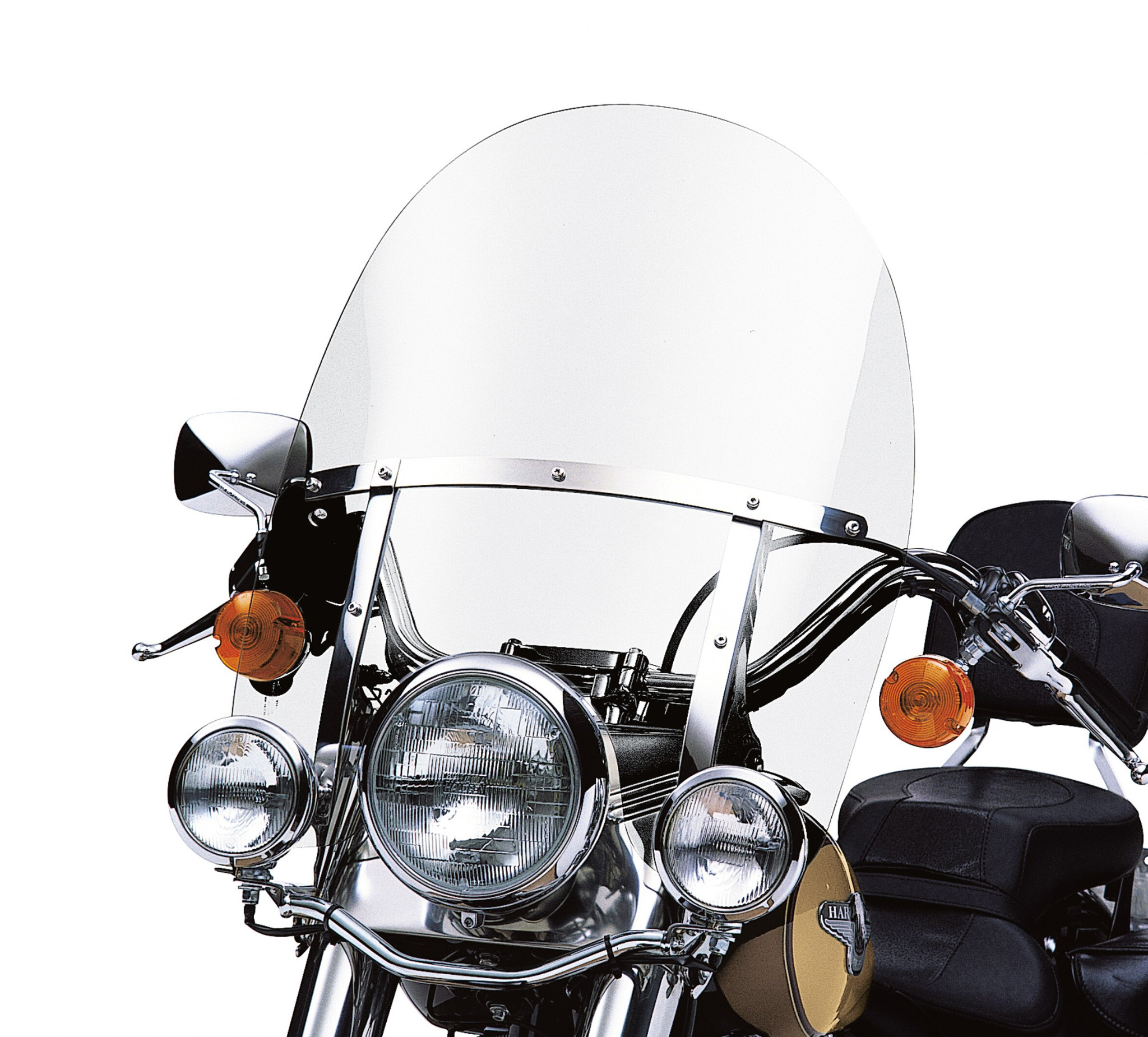 King Size H D Detachables Windshield For Fl Softail Models In