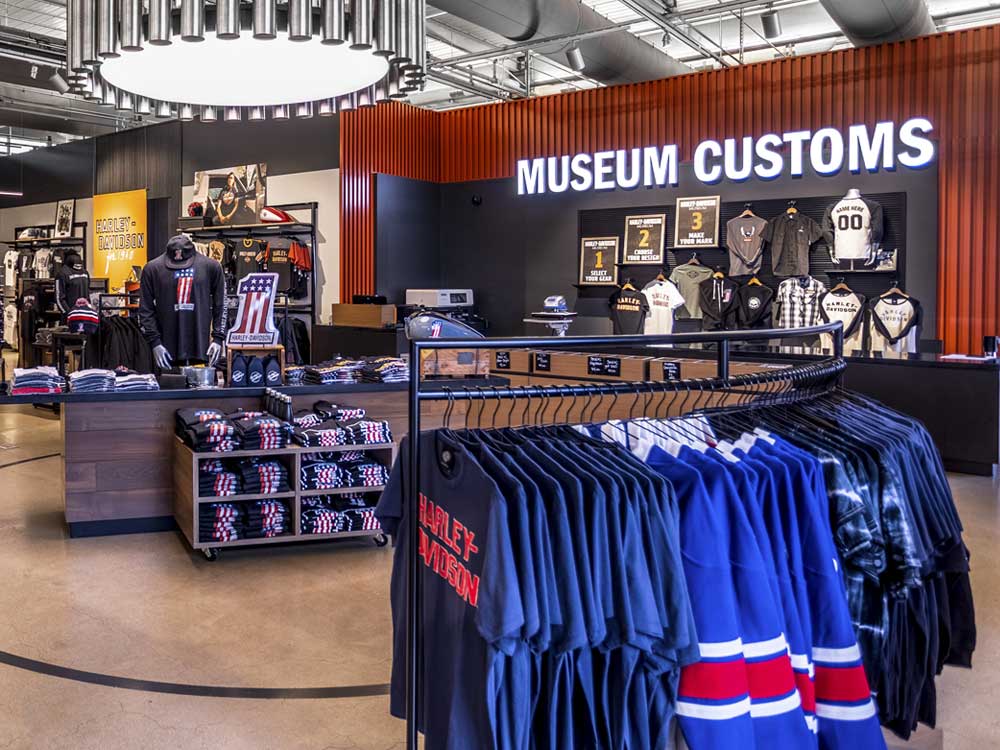 Harley davidson store clothes store