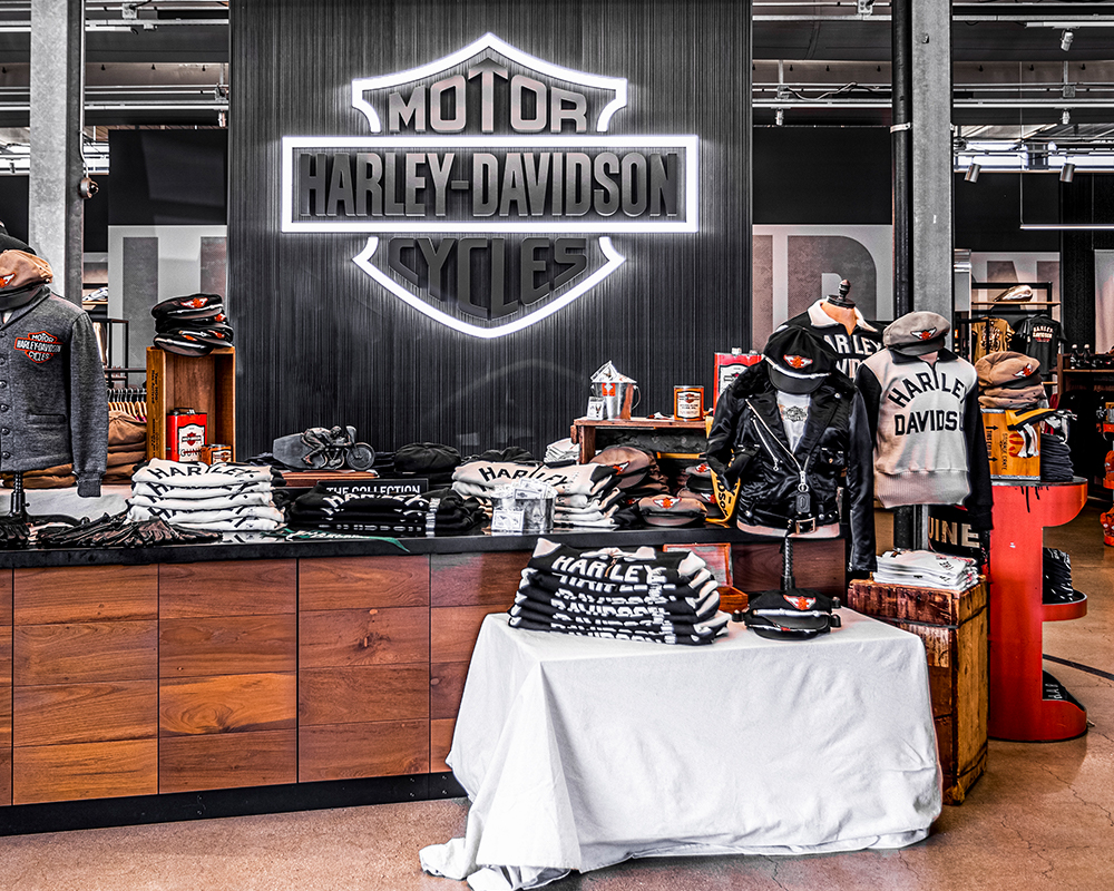 The harley shop davidson store