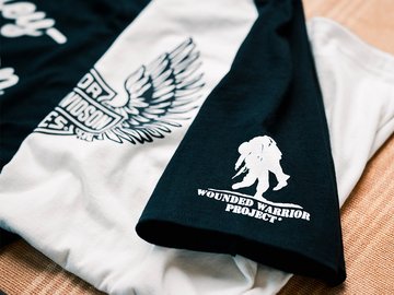 Harley-Davidson and Wounded Warrior Project t-shirt