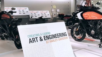 Harley Davidson Art and Engineering Exhibit