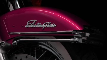 Electra Glide Highway King -moottoripyörän vintage-korostukset
