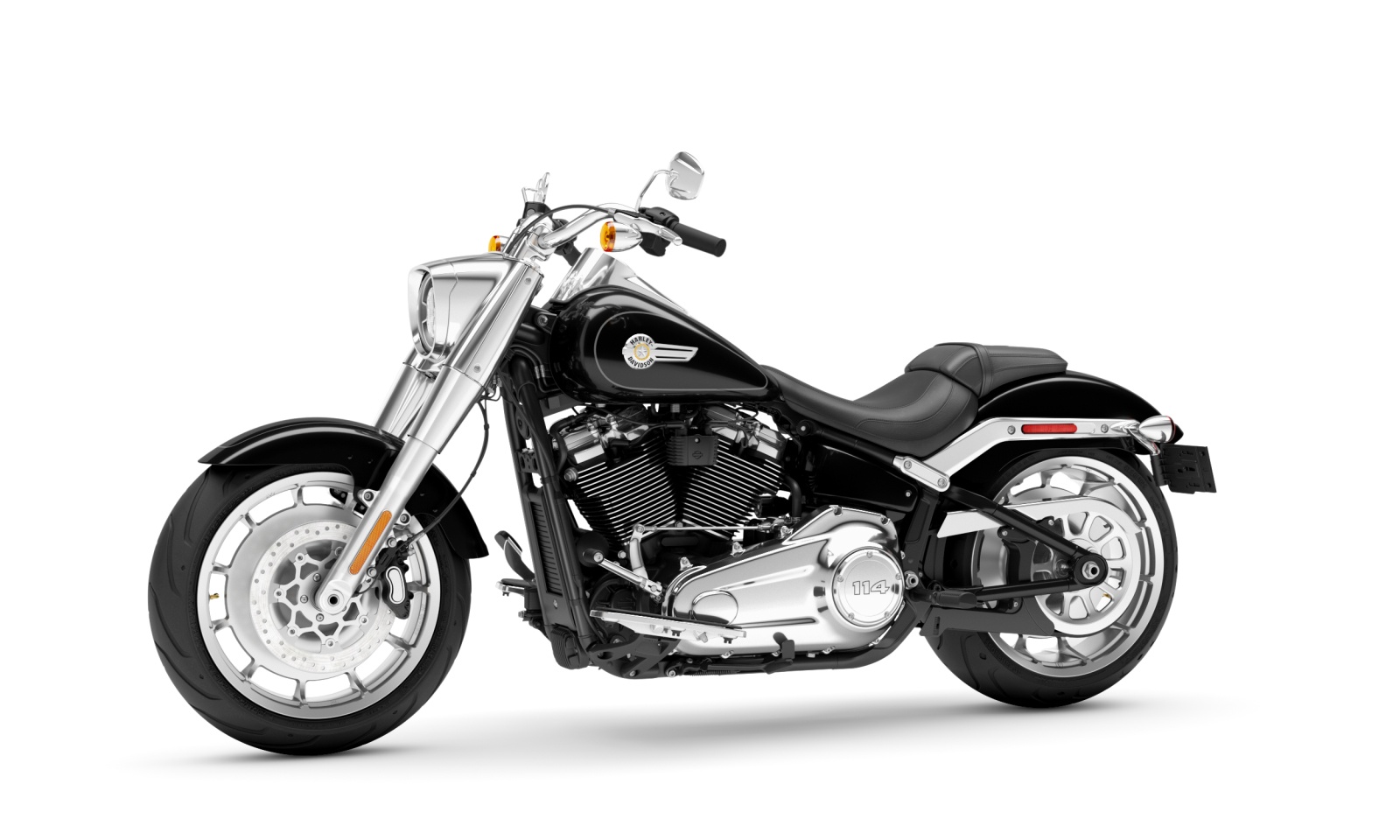 Harley davidson fat boy clearance white