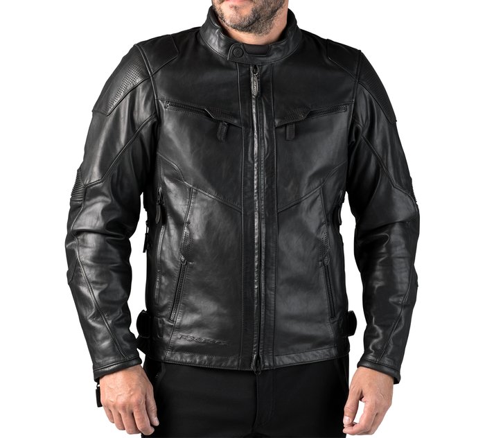 Harley Davidson FXRG Leather Motorcycle Jacket (XL) - motorcycle