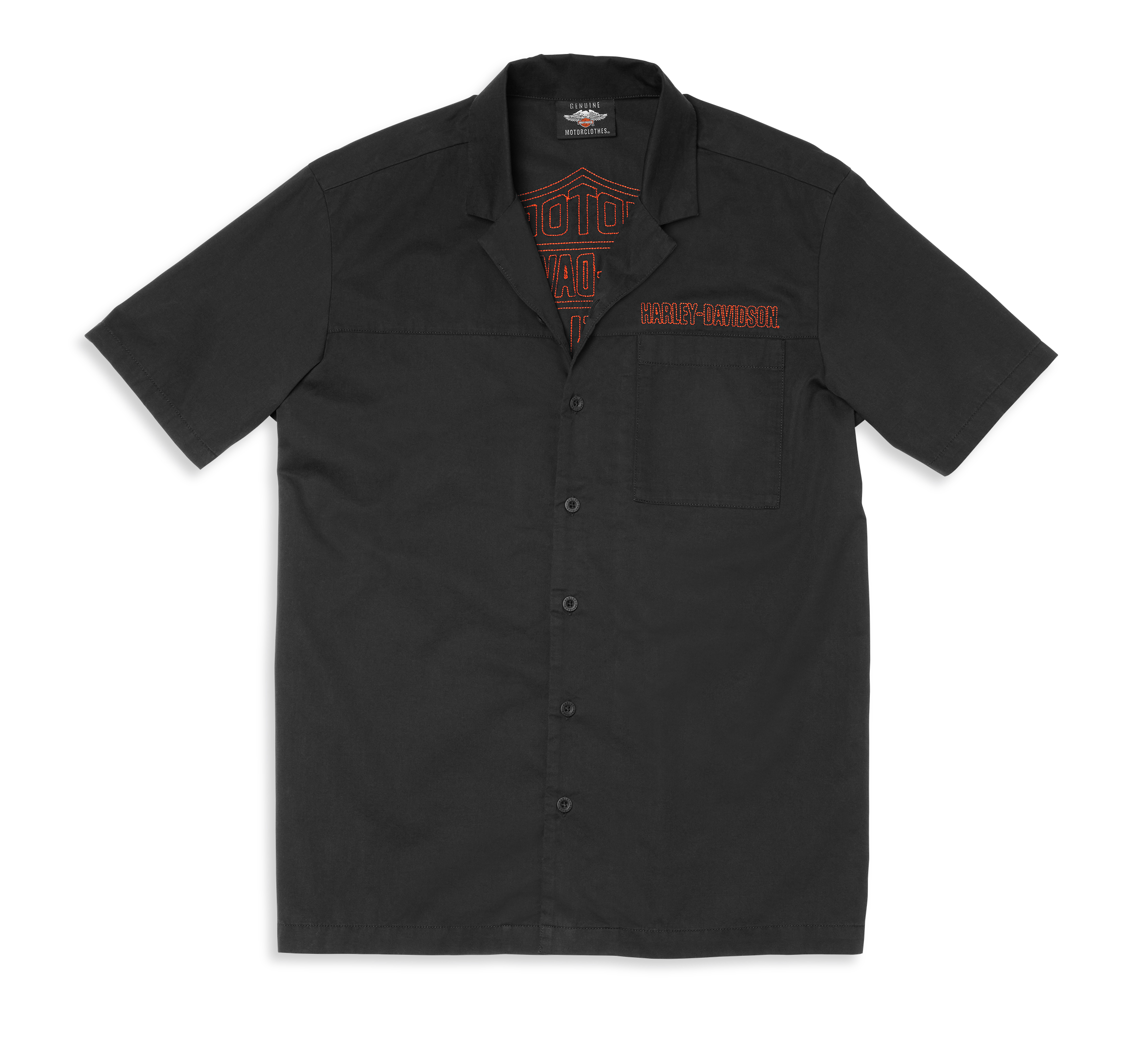 Men's Embroidered Graphic Solid Mechanics Shirt | Harley-Davidson AU