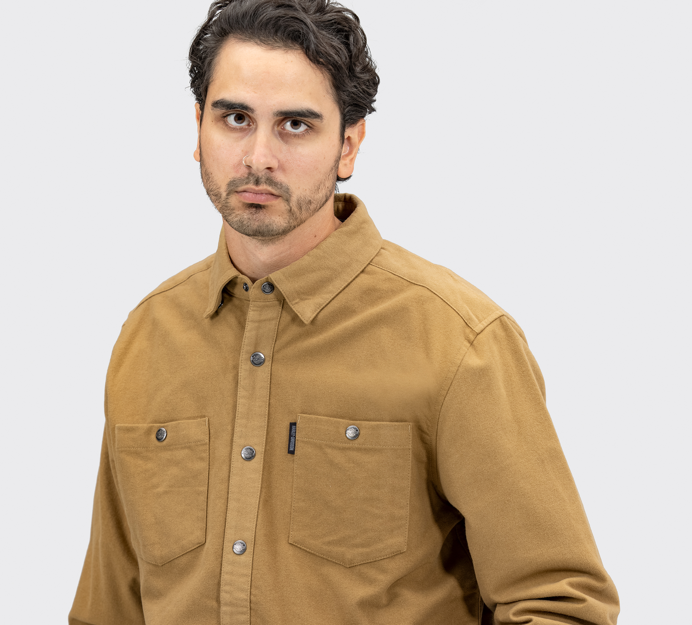 Men's Moleskin Solid Shirt - Butternut