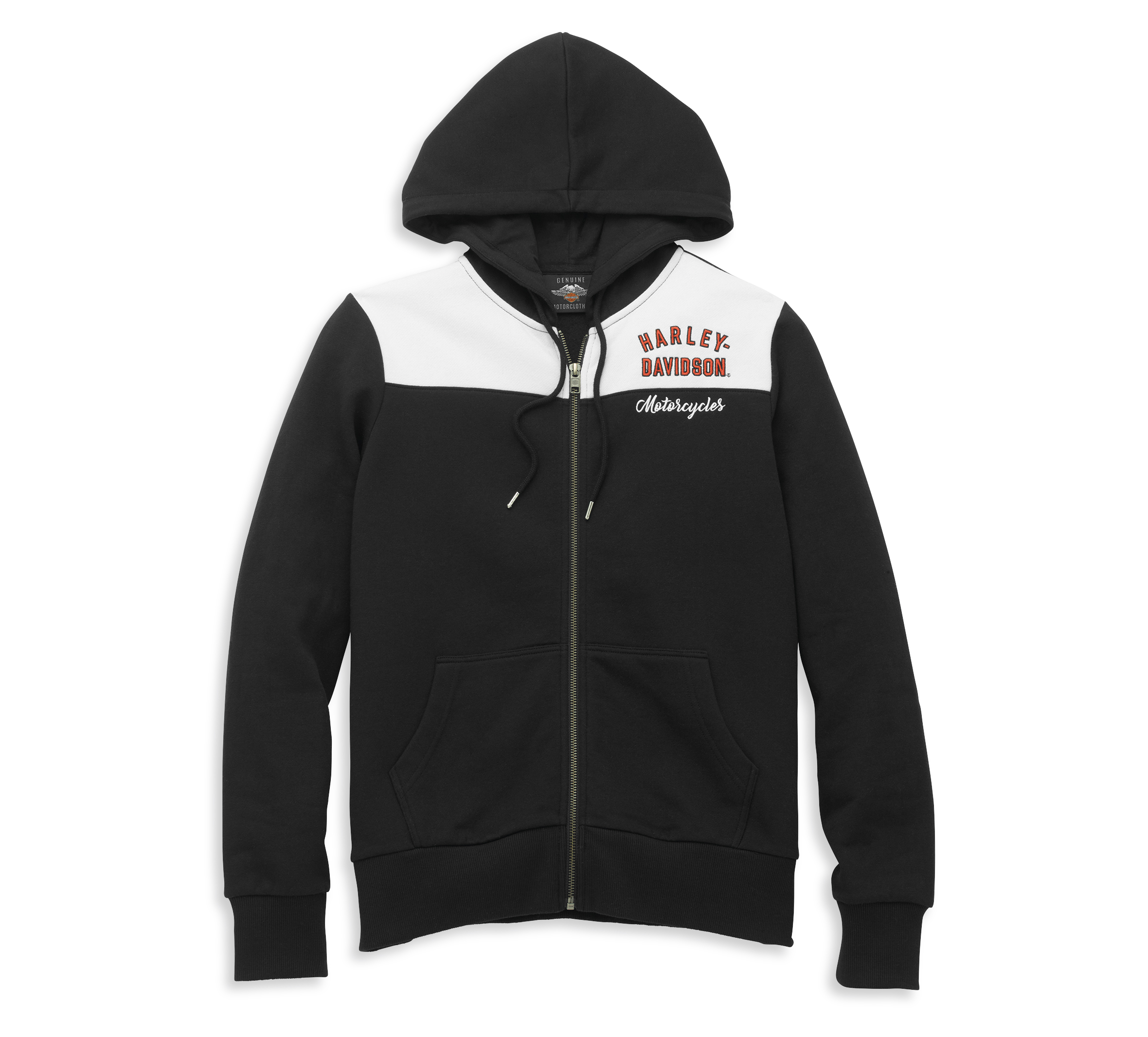 Women's Iconic Colorblock Zip Front Hoodie | Harley-Davidson USA