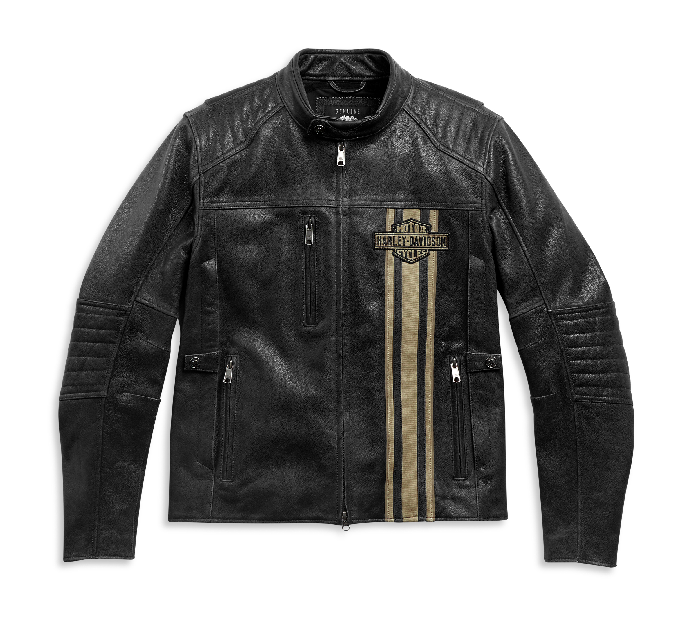 Men's H-D Triple Vent Passing Link II Leather Jacket | Harley