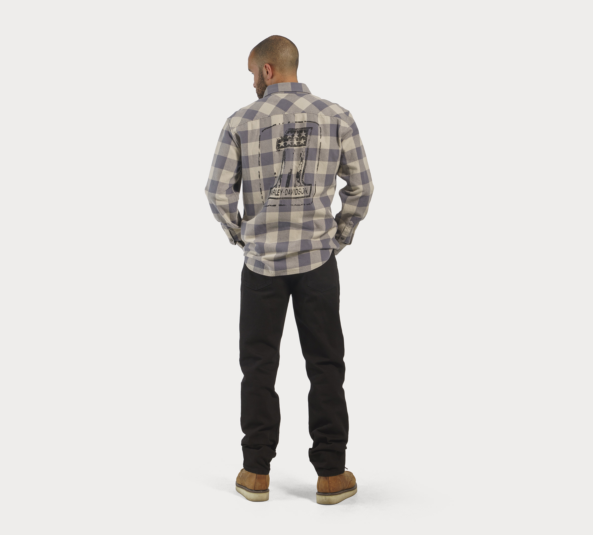 Men's #1 Logo Plaid Shirt | Harley-Davidson USA