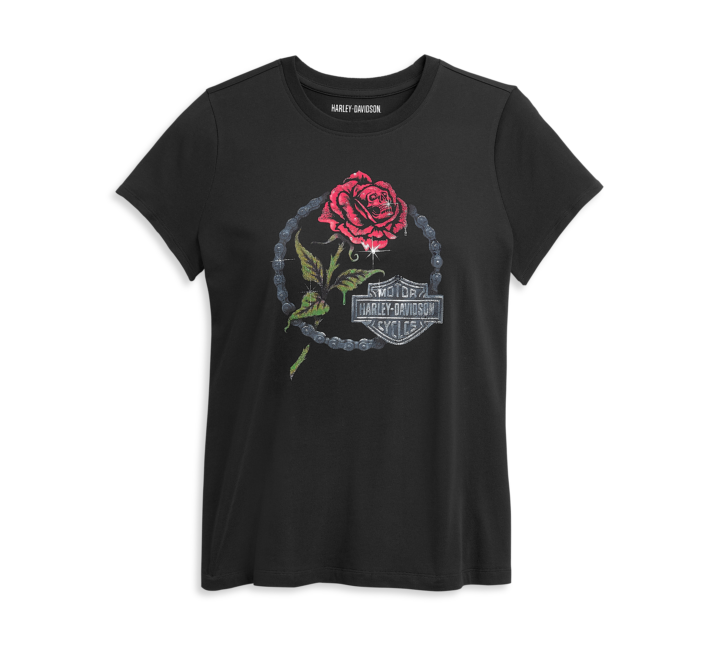 Women's Skull Rose Graphic Tee | Harley-Davidson USA