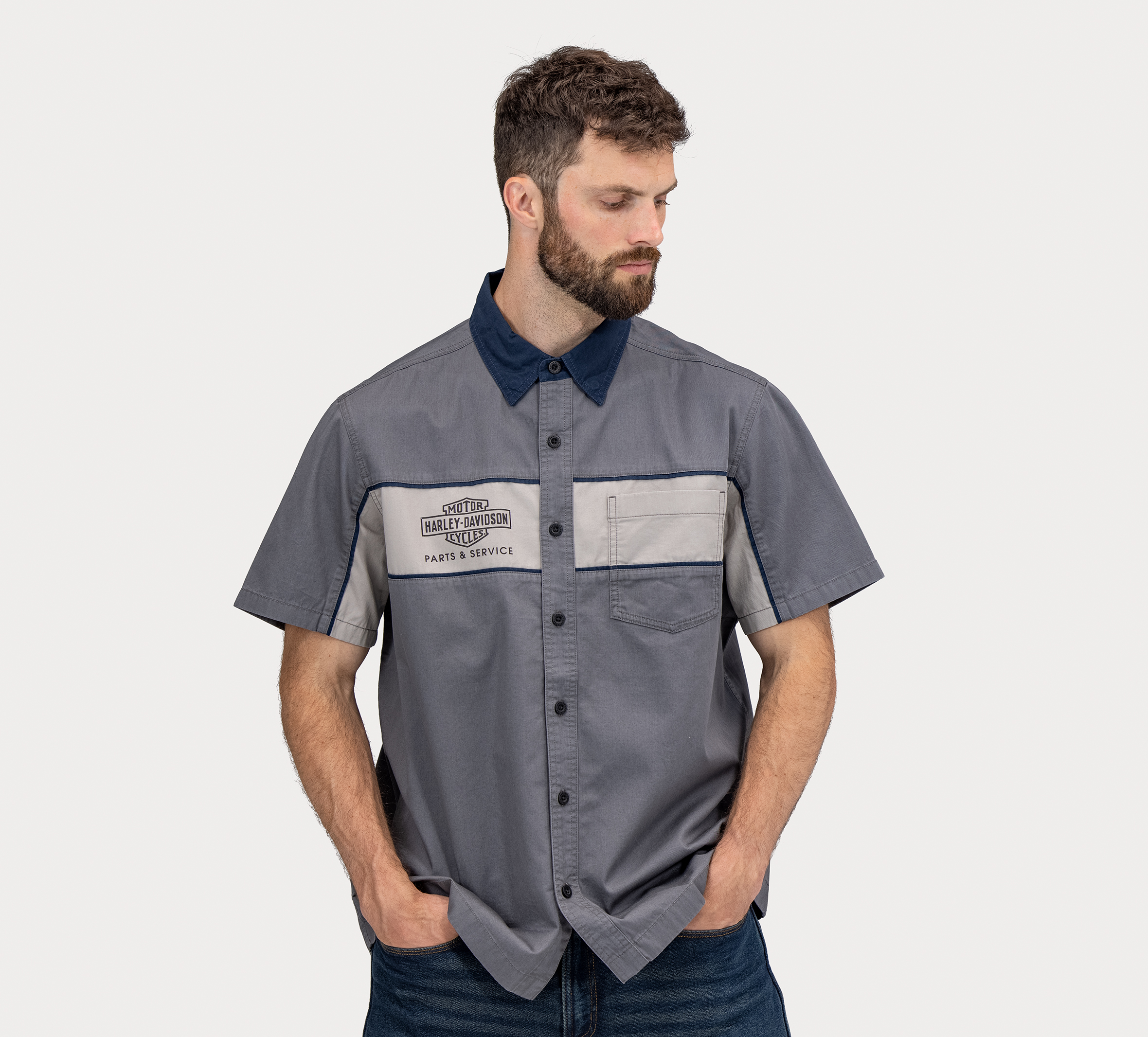 Men's Colorblock Mechanics Shirt | Harley-Davidson AU