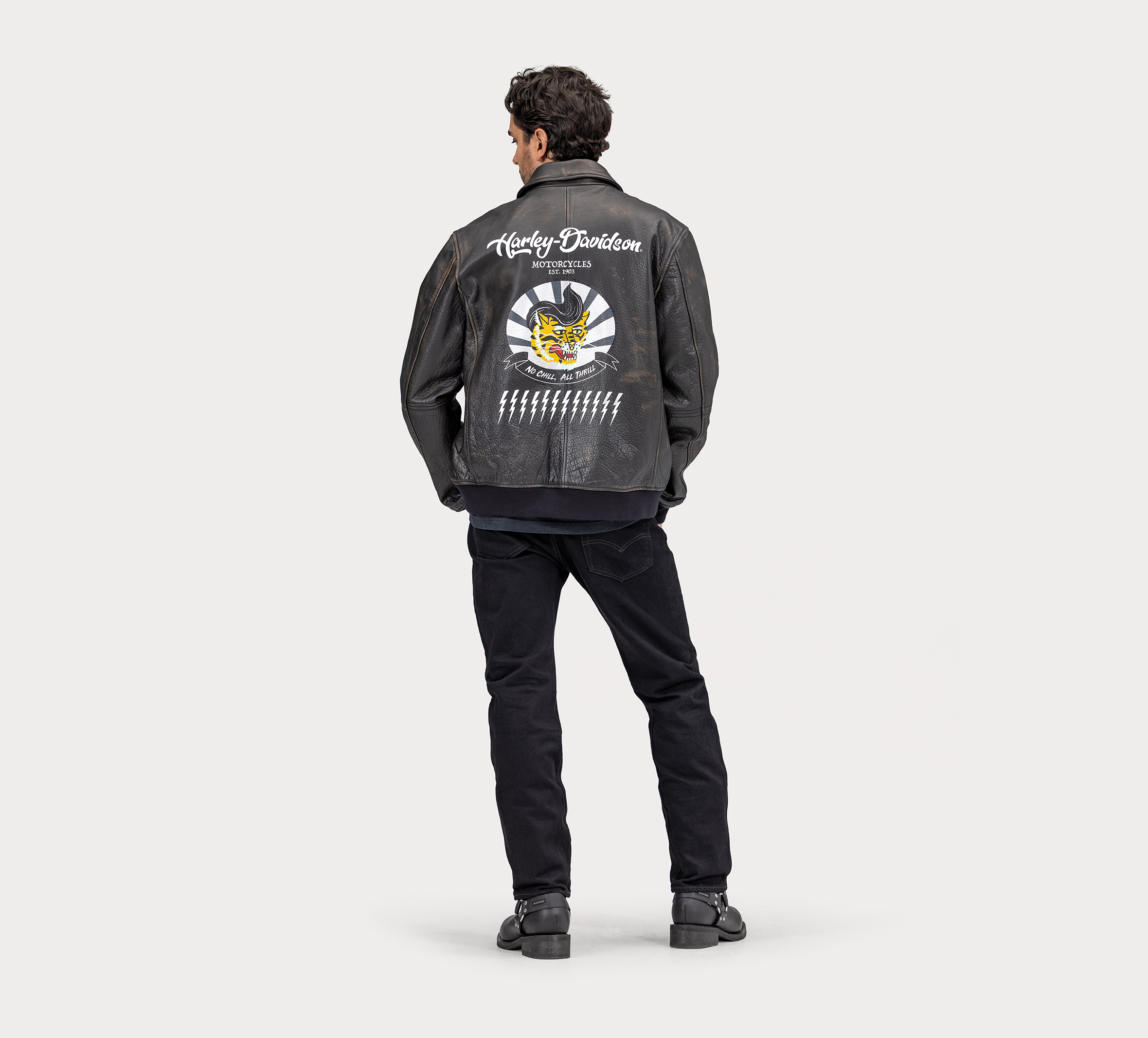 Harley davidson outlet bomber jacket