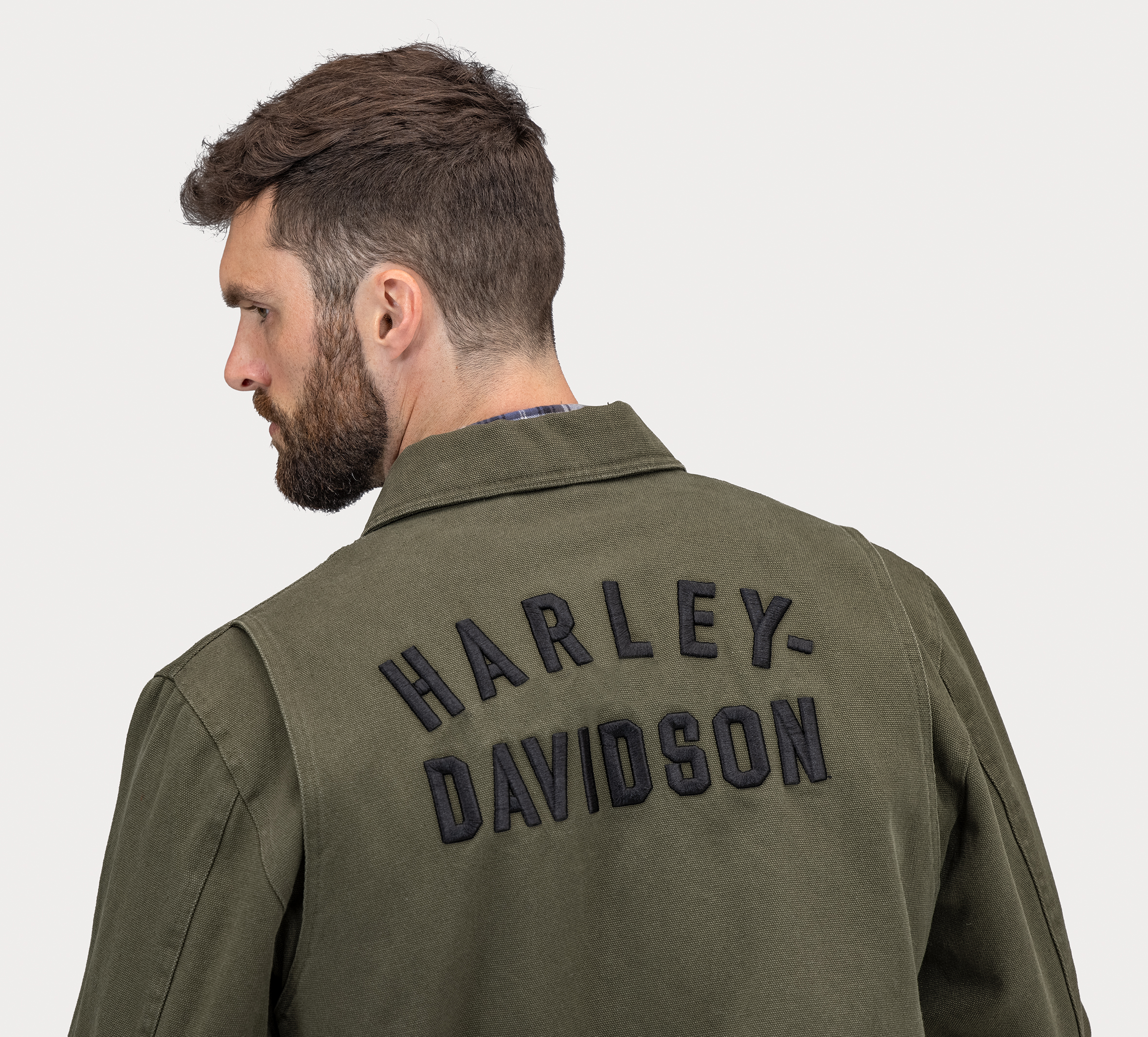 harley davidson canvas jacket