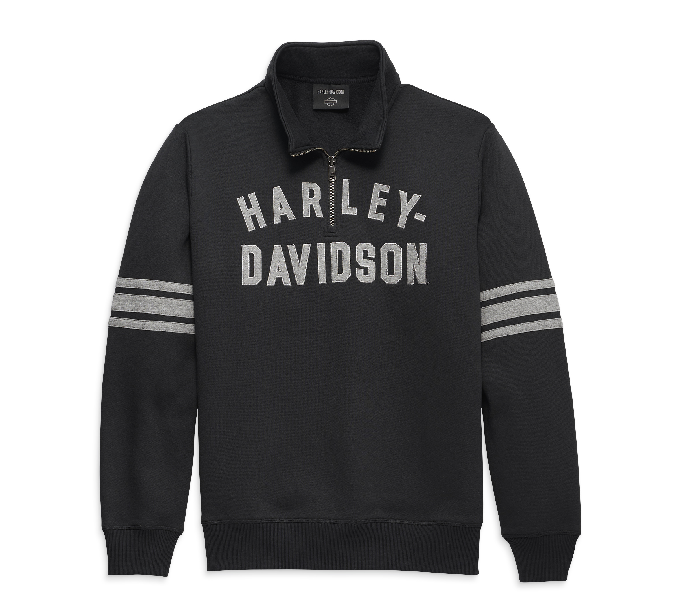 Men's Staple 1/4 Zip Pullover - Black Beauty | Harley-Davidson IN
