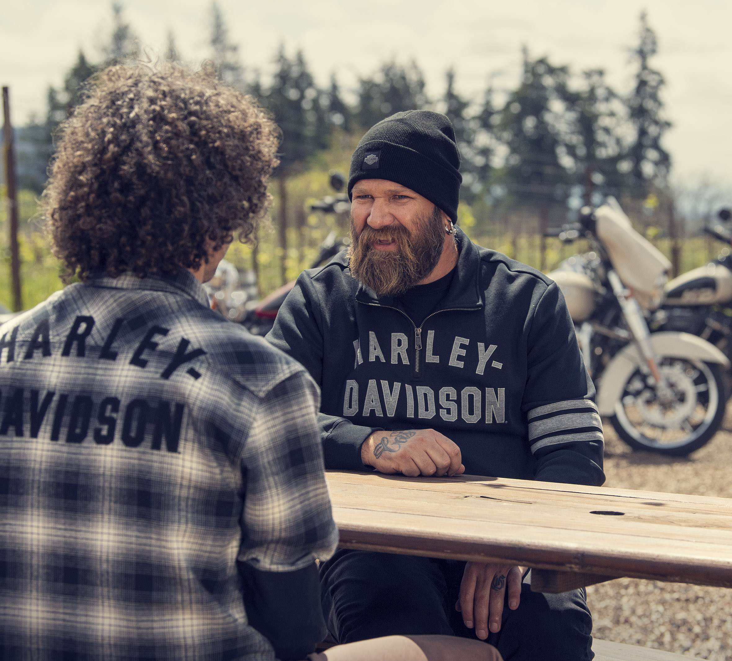 Men's Staple 1/4 Zip Pullover - Black Beauty | Harley-Davidson APAC