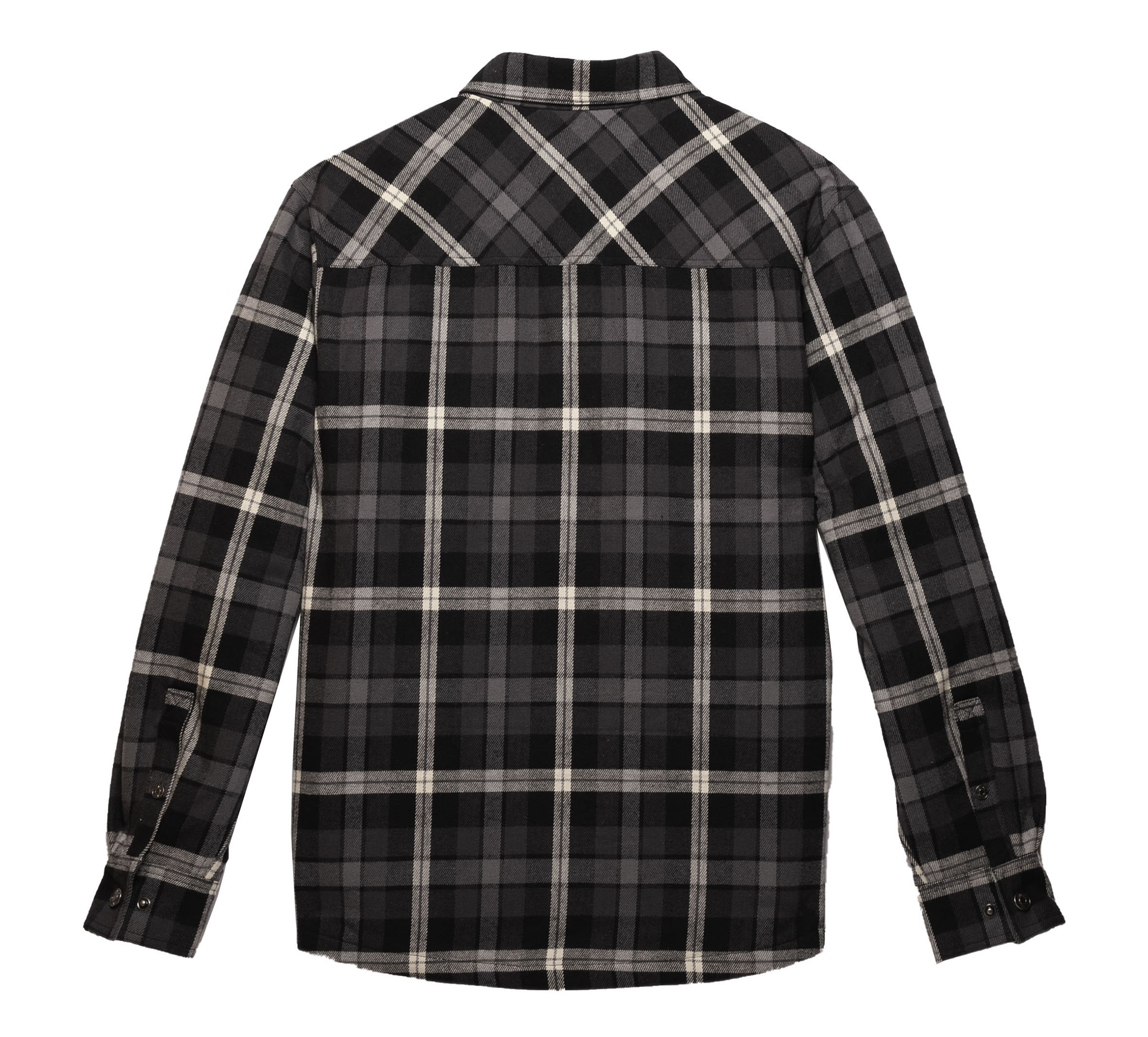 Men's Milwaukee Flannel - Black Plaid | Harley-Davidson USA