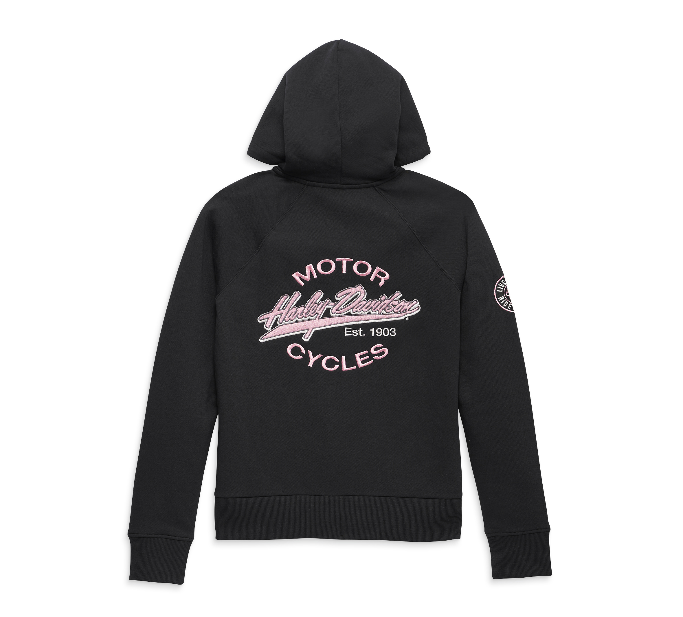 Harley davidson hot sale pink hoodie