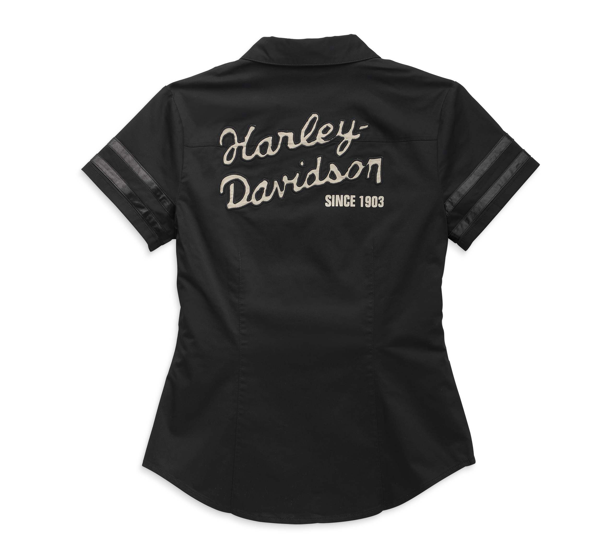 Women's Artisan Zip Front Shirt - Black Beauty | Harley-Davidson UK