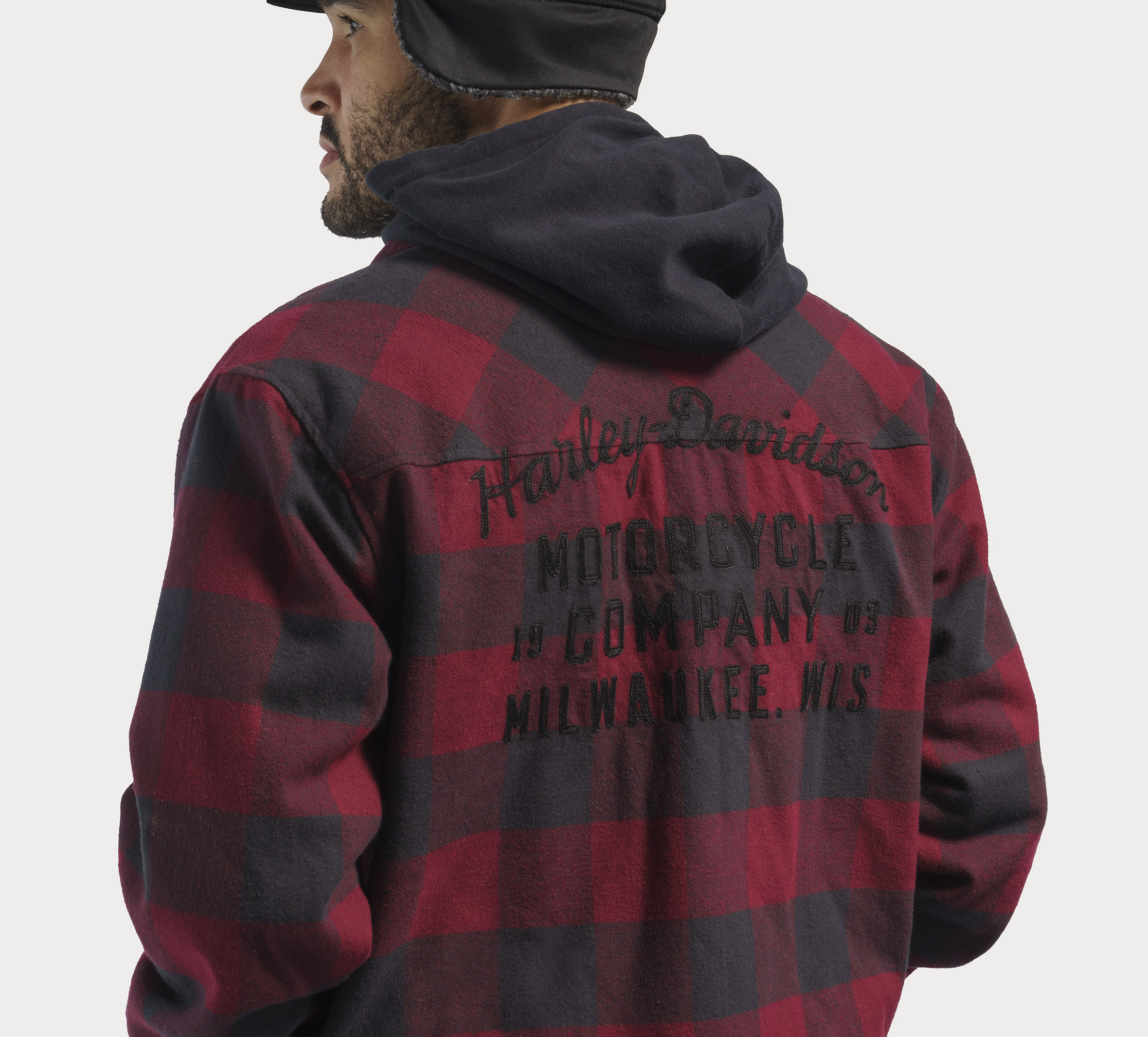 Motorcycle discount flannel hoodie