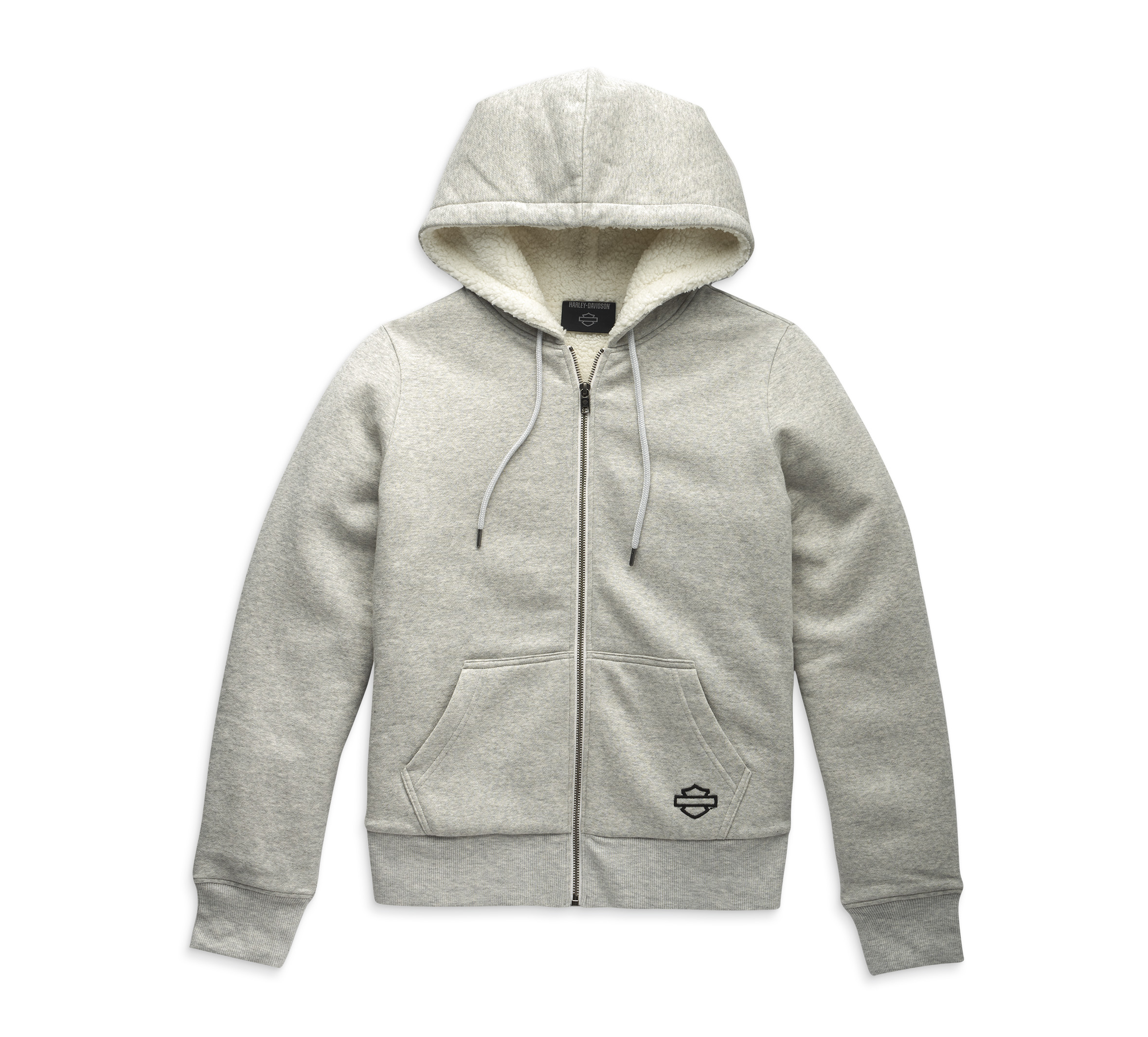 Women's Road Home Sherpa Lined Zip Front Fleece - Light Grey Heather ...