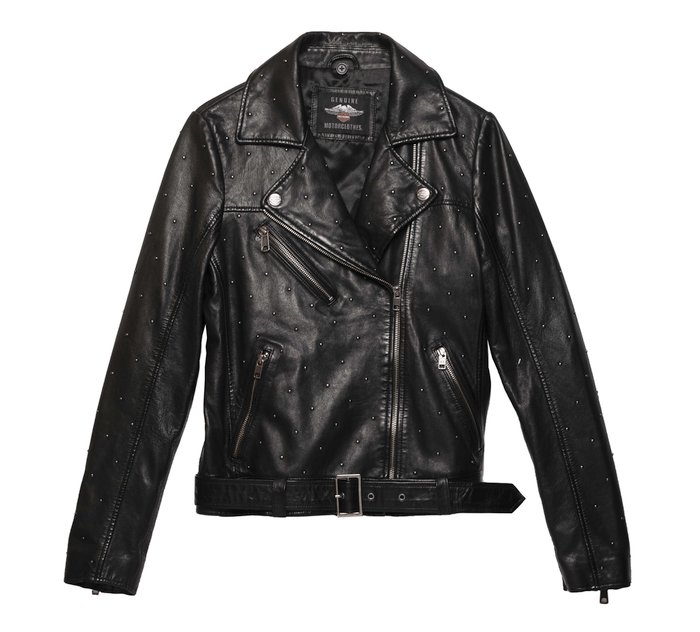 Women's Leather Jacket, Women's Black Leather Jacket Made of 100% Original  Lambskin Leather -  Canada