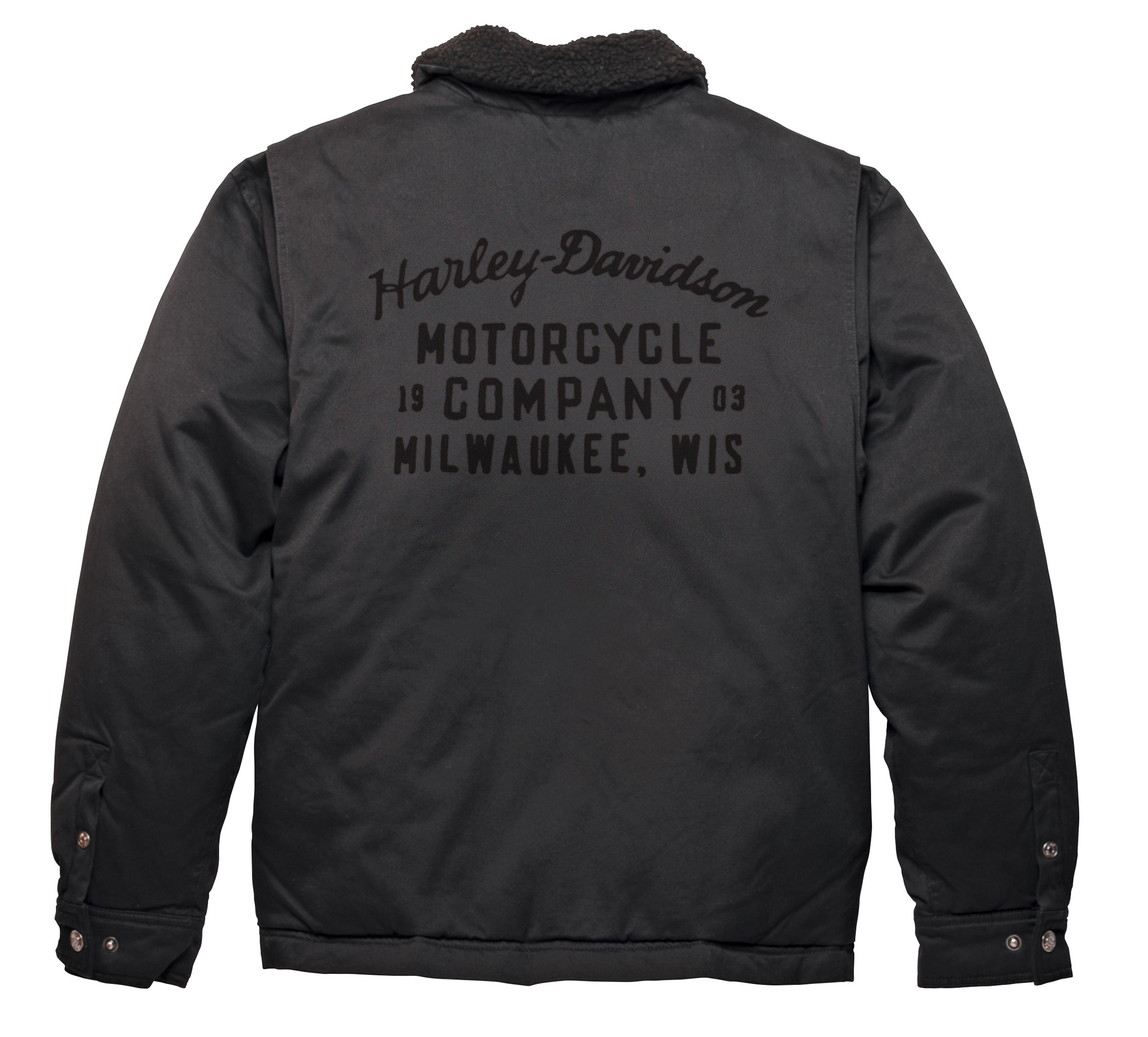 Men's Milwaukee Twill Jacket - Black Beauty | Harley-Davidson ME