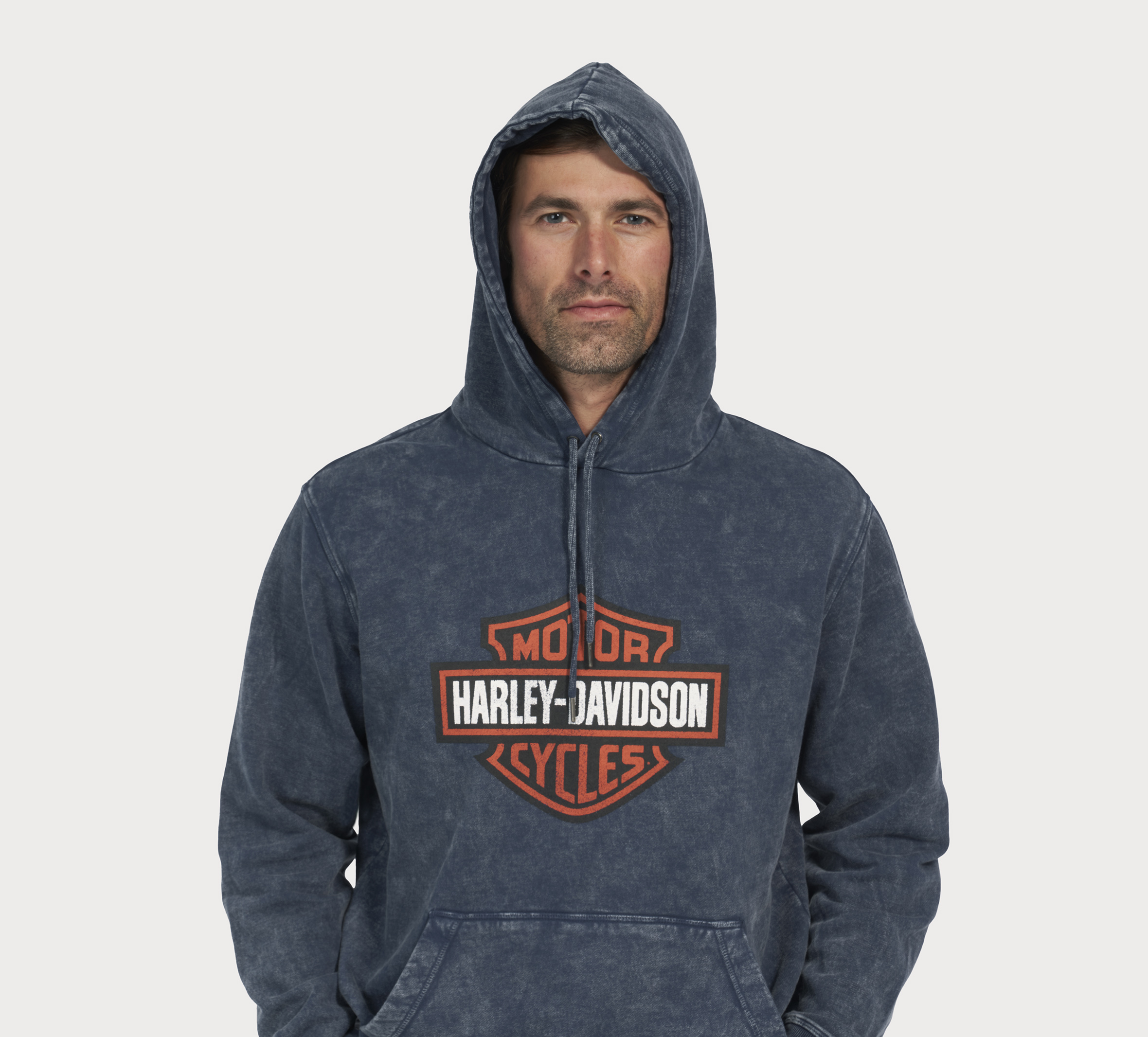 Harley davidson bar on sale and shield hoodie