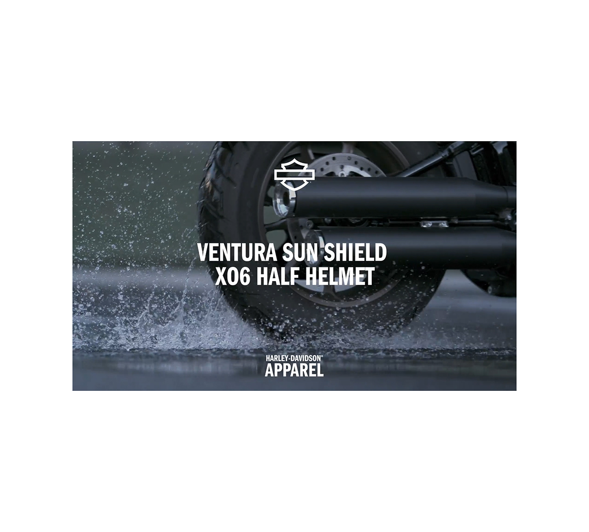 Ventura Sun Shield X06 Half Helmet | Harley-Davidson CA