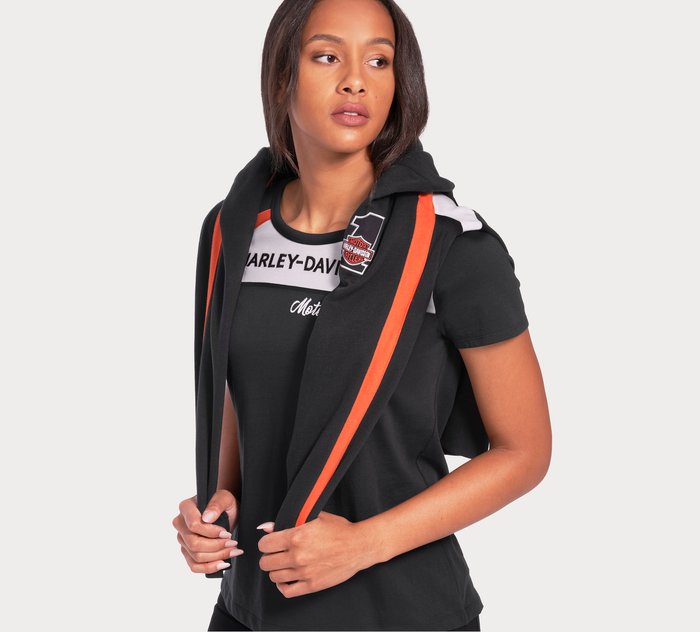 Rally Zip Up Jacket With Side Pockets in Black