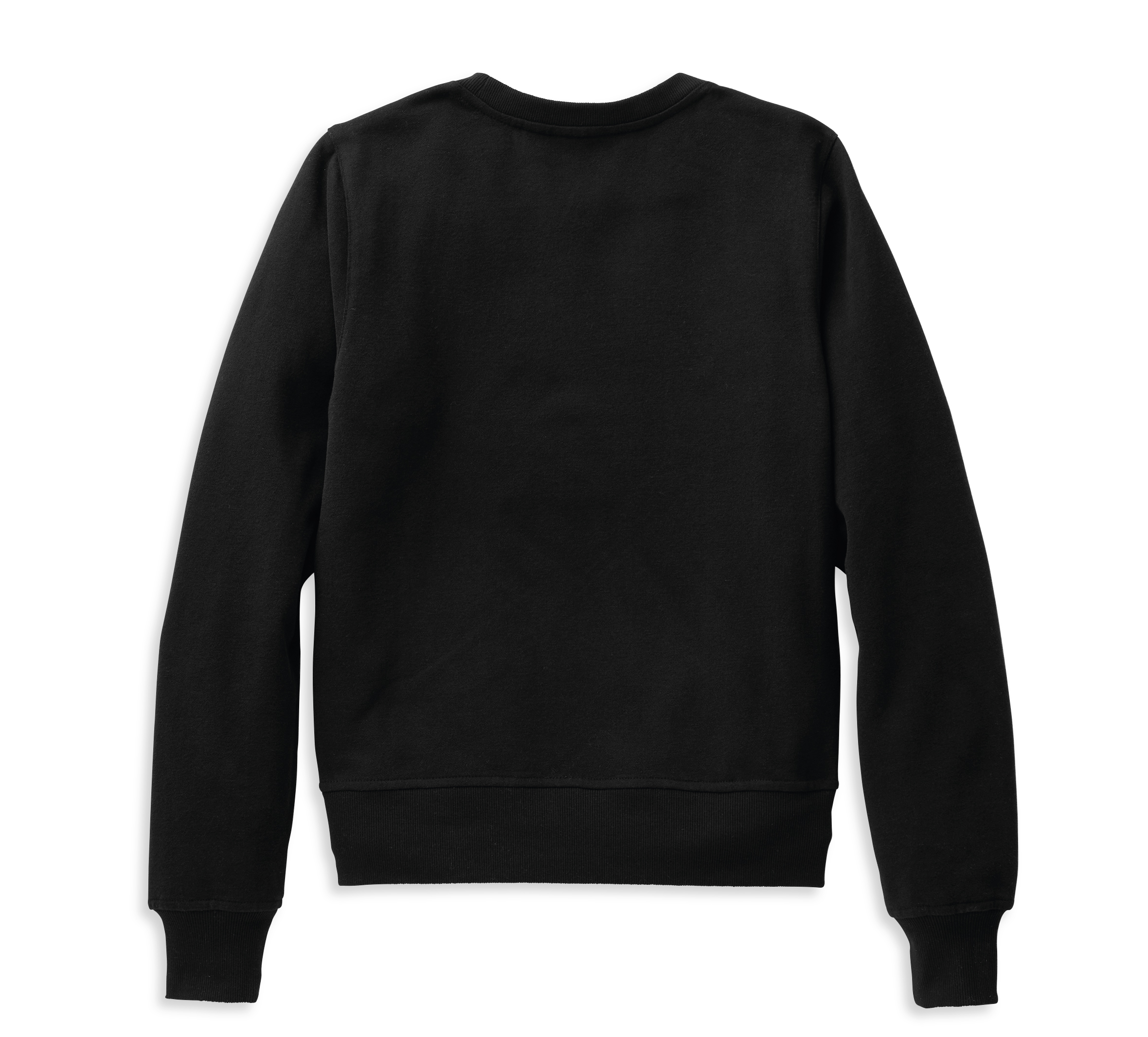 Plain black crew store neck sweatshirt women's