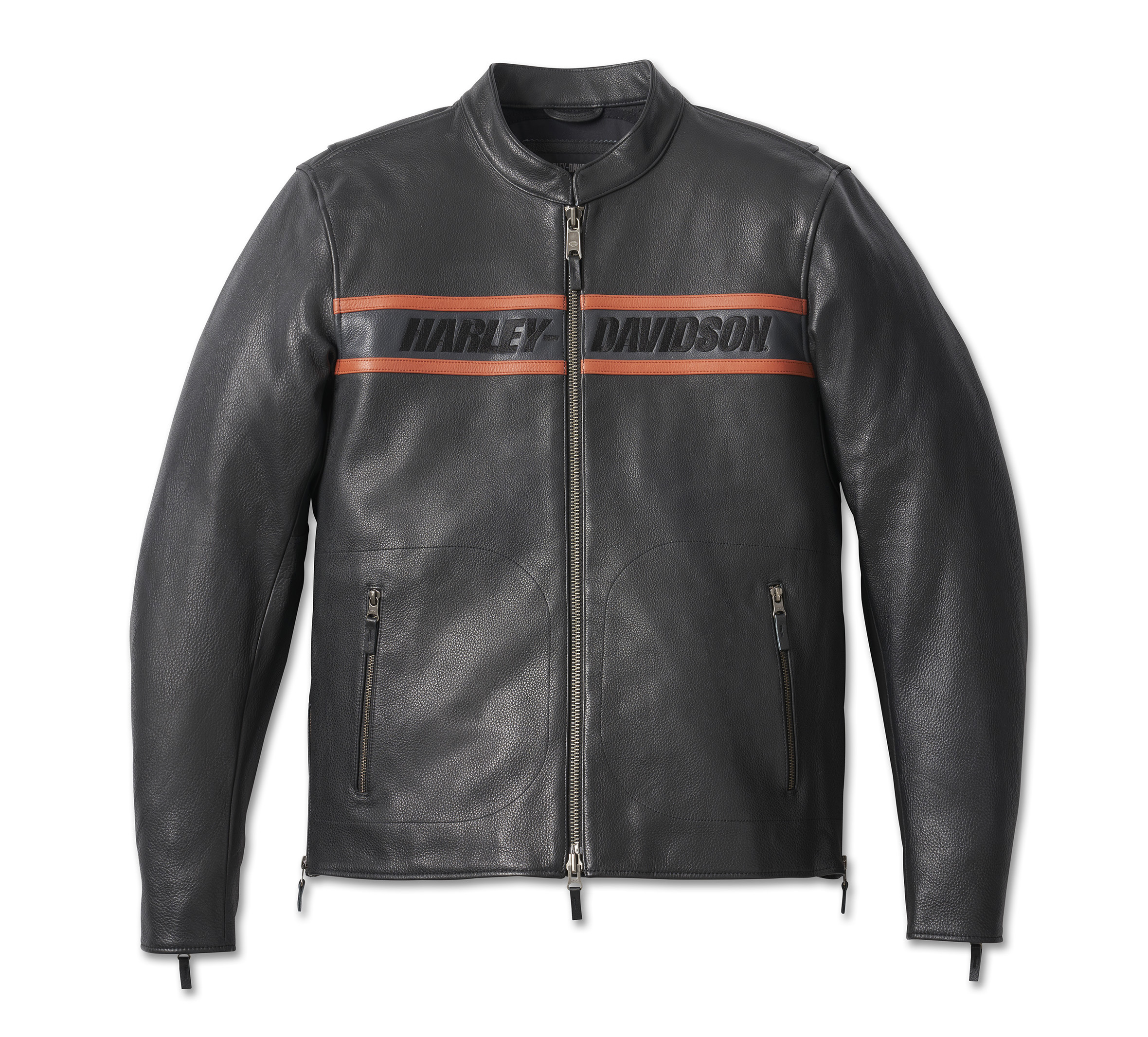 HARLEY DAVIDSON— MEN’S on sale BLACK LEATHER AERATION JACKET #98106-04VM SIZE XL