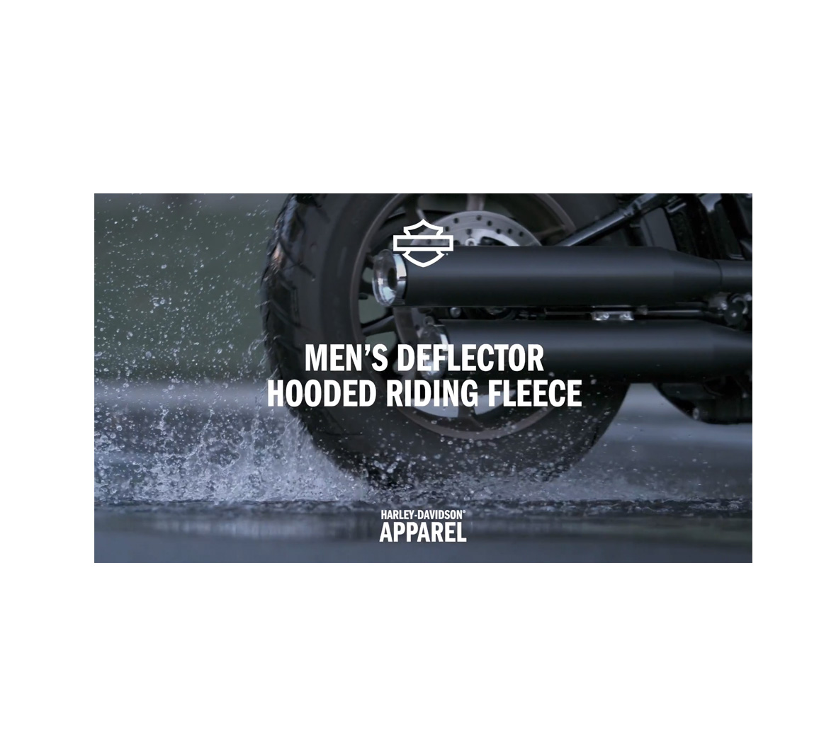 Men's Deflector Hooded Riding Fleece | Harley-Davidson USA