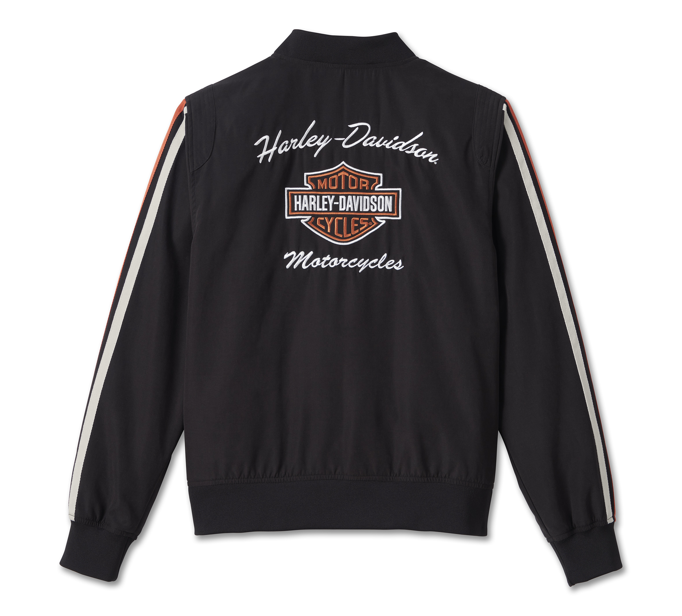 Women's Iconic Sleeve Stripe Bomber Jacket | Harley-Davidson USA