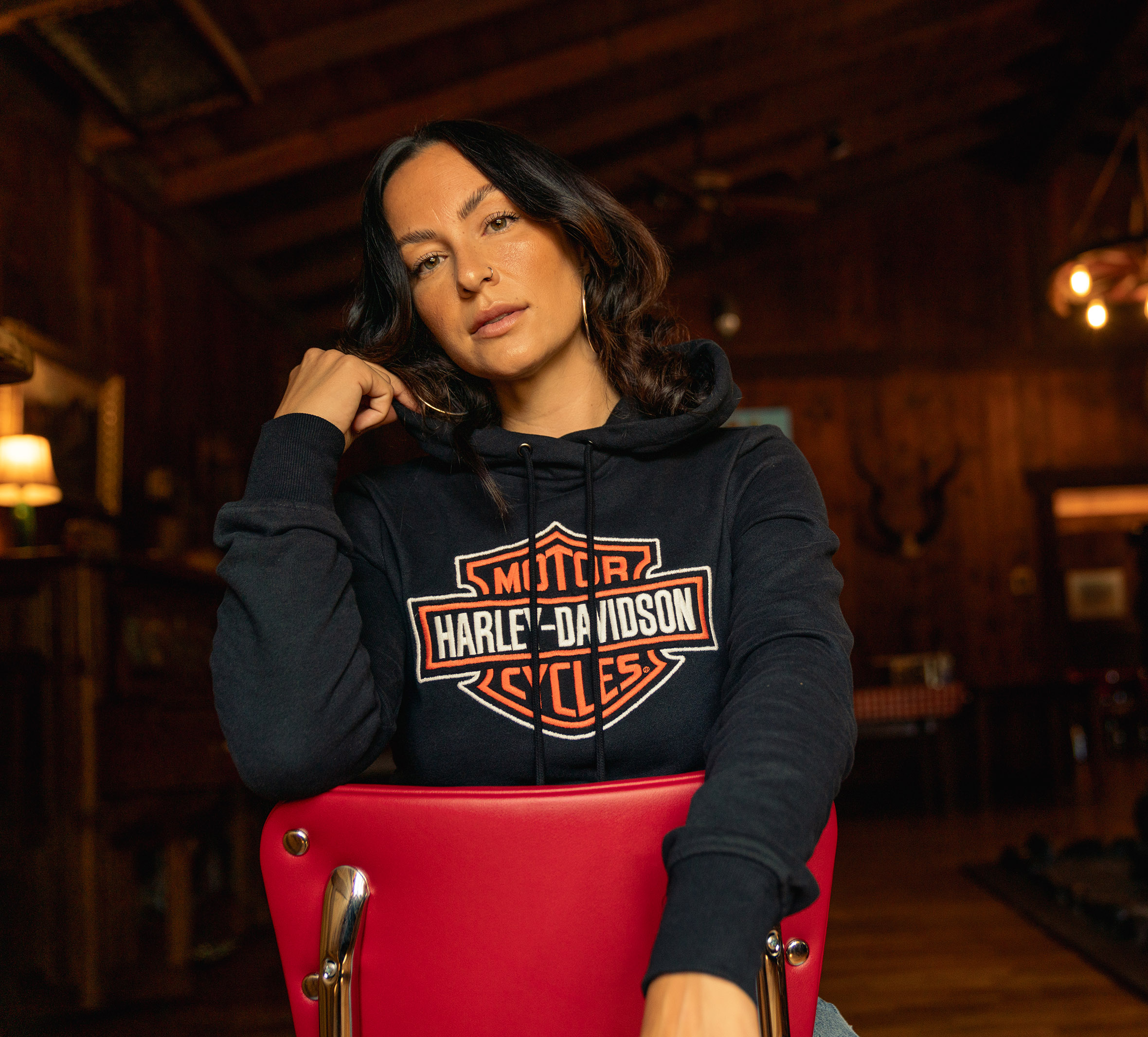 Harley davidson hoodies for women online