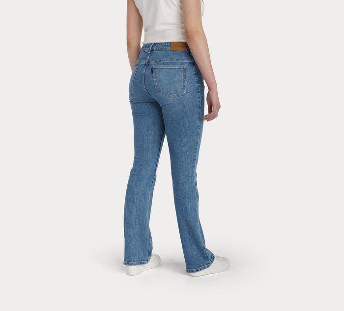 Buy Gap Dark Blue Mid Rise Bootcut Jeans from Next Luxembourg