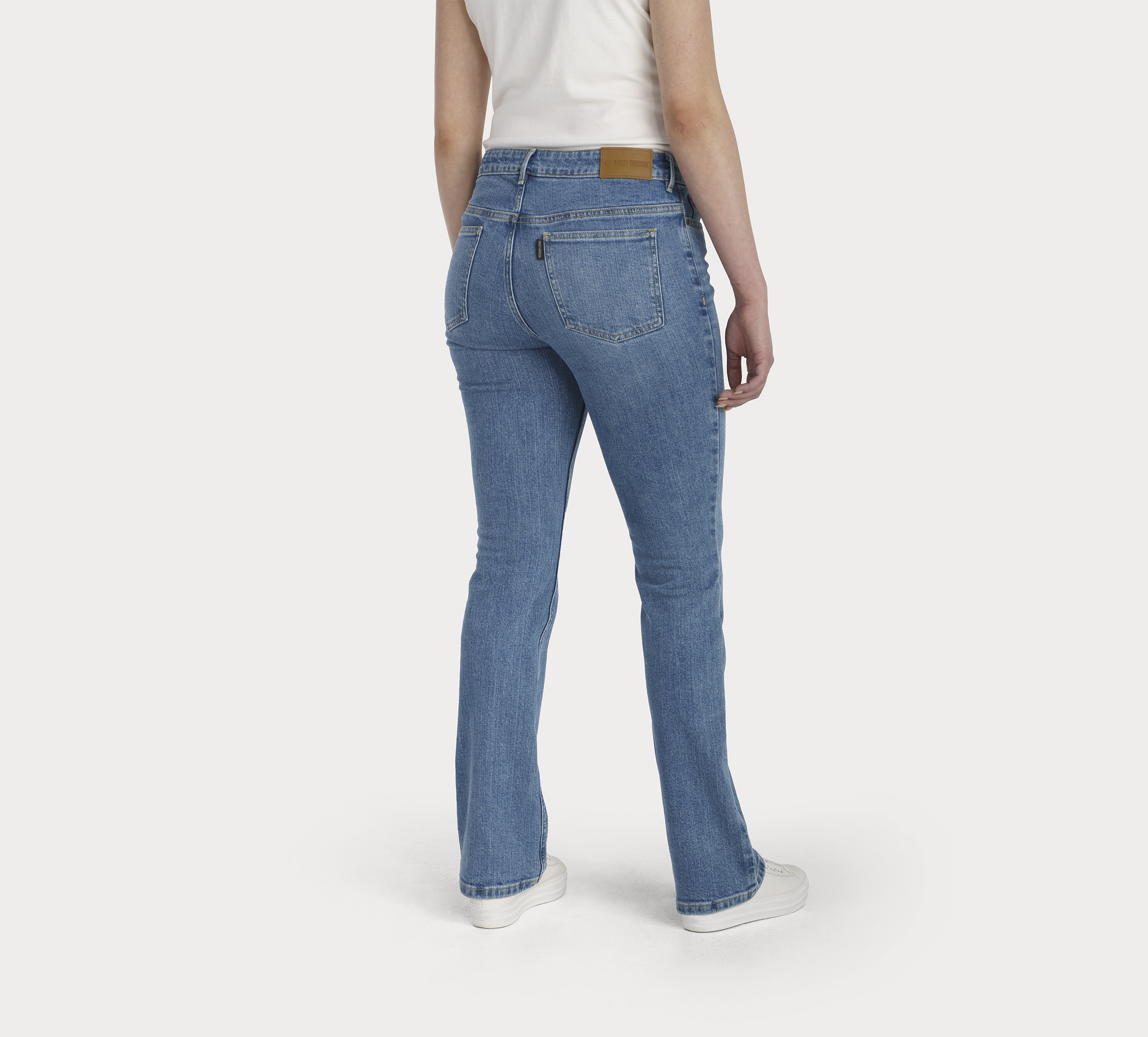 Women's Bootcut Denim Jeans High Rise Stretch Juniors Boot Cut Curve  Jeggings Mid Blue Denim Size 3 at Amazon Women's Jeans store