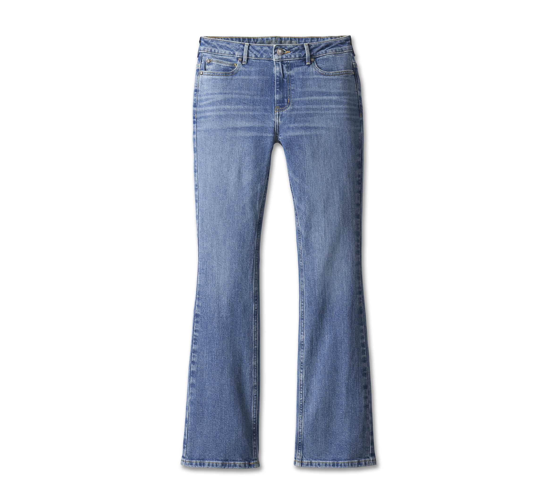 GAP Low Rise Boot Cut Stretch White Jeans - Bijoux Closet