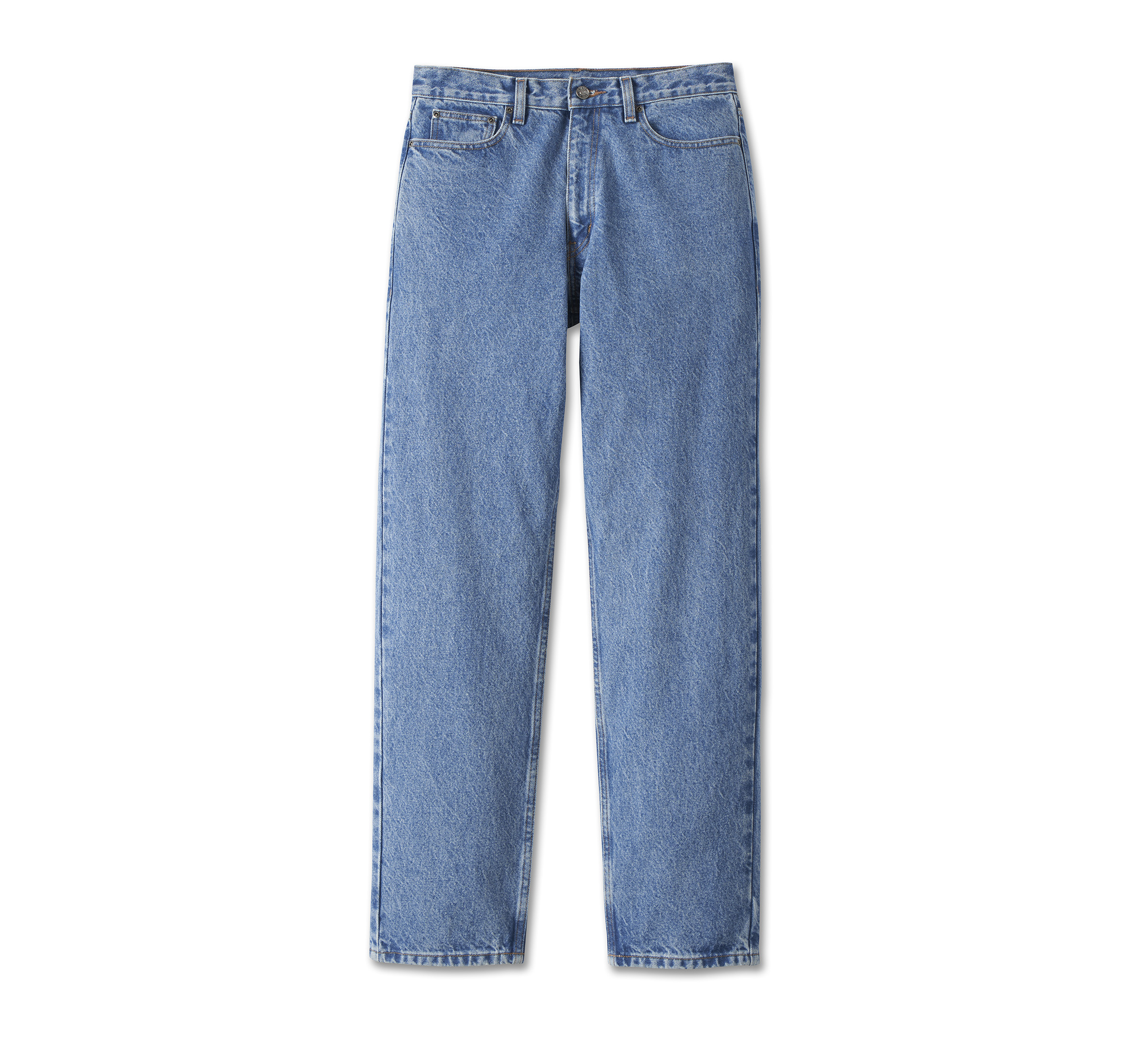 Levi's 560 Comfort Fit Straight Leg Denim Blue Jeans Distressed Men's 34x32