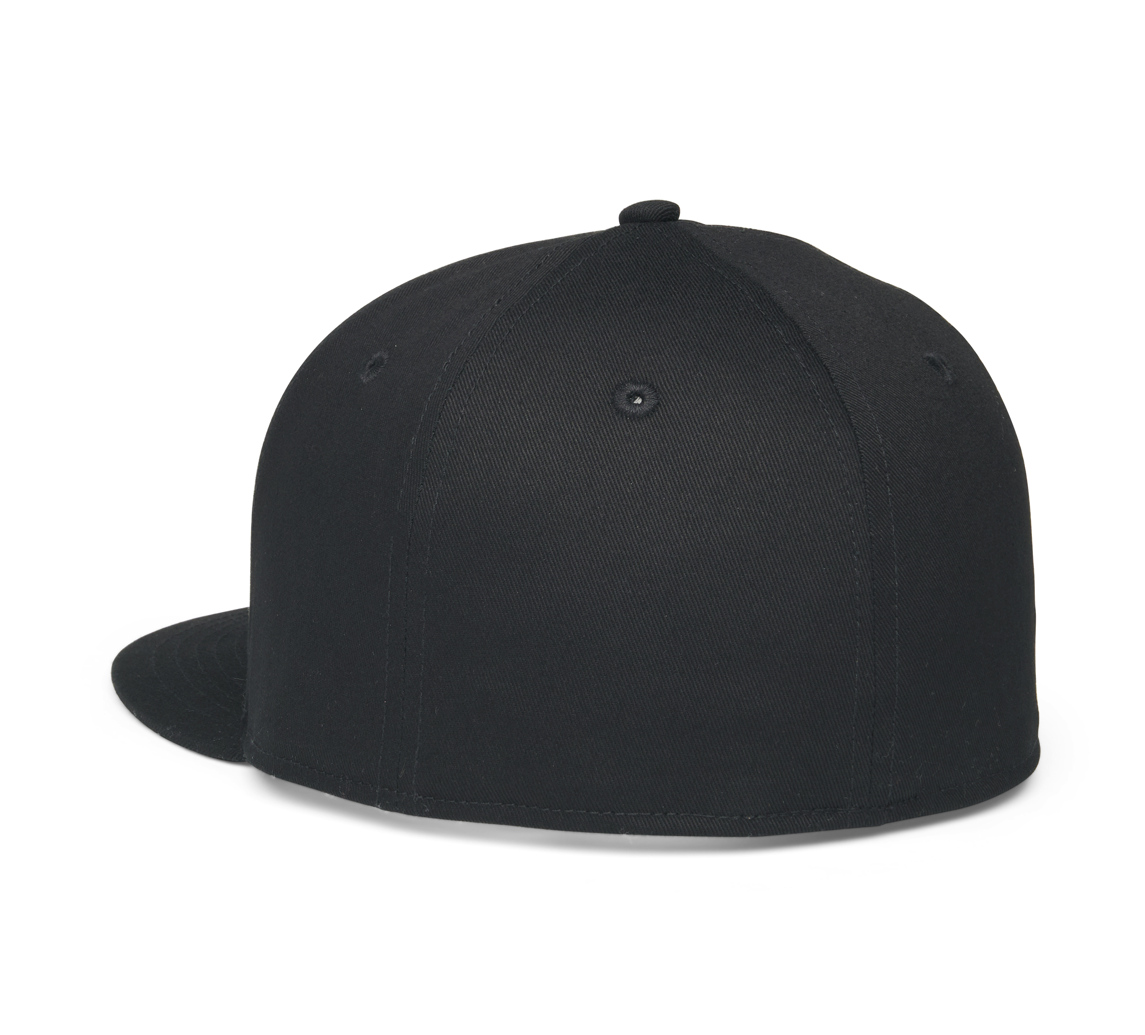 black fitted harley davidson hats