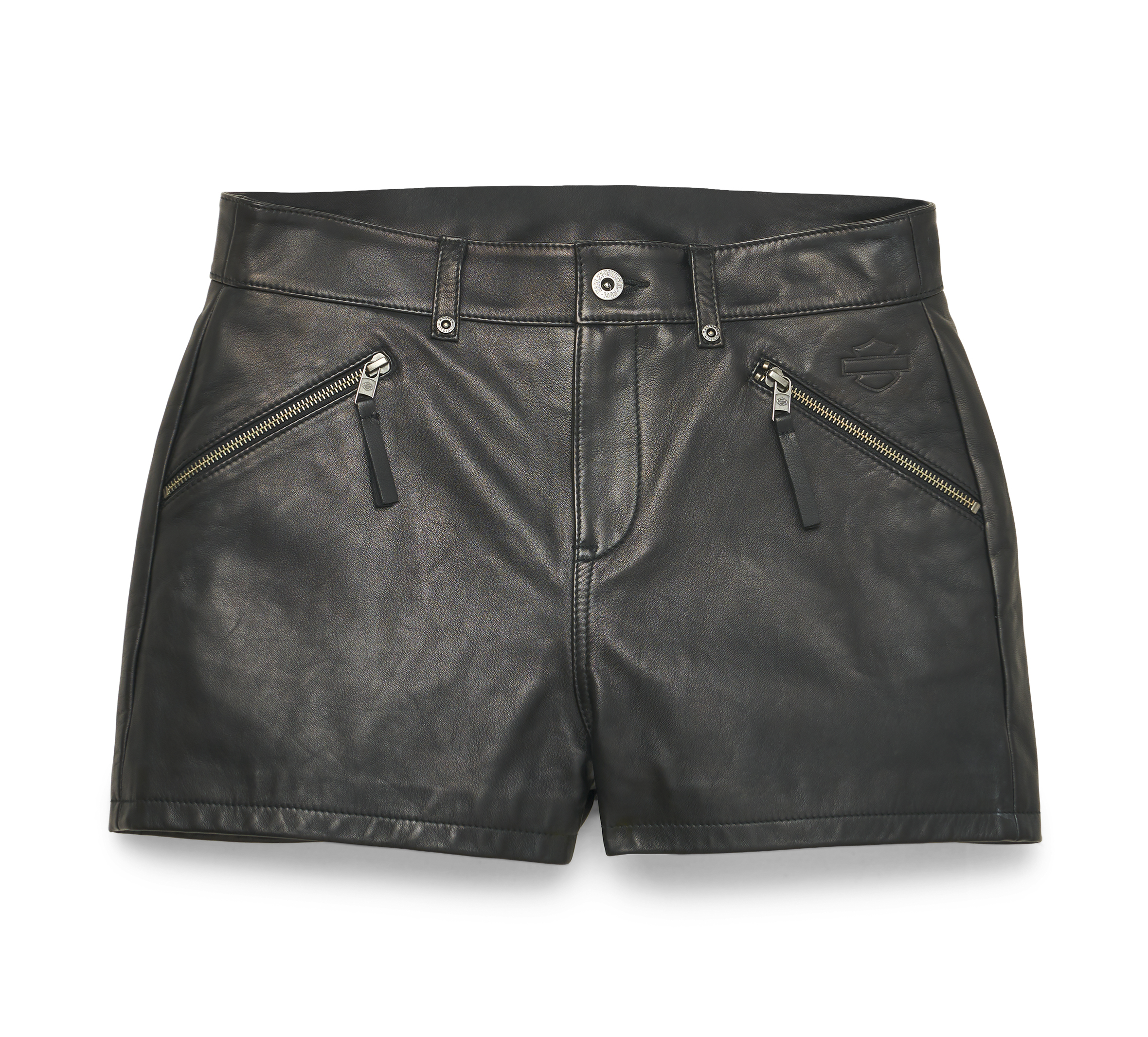 Womens Leather Shorts