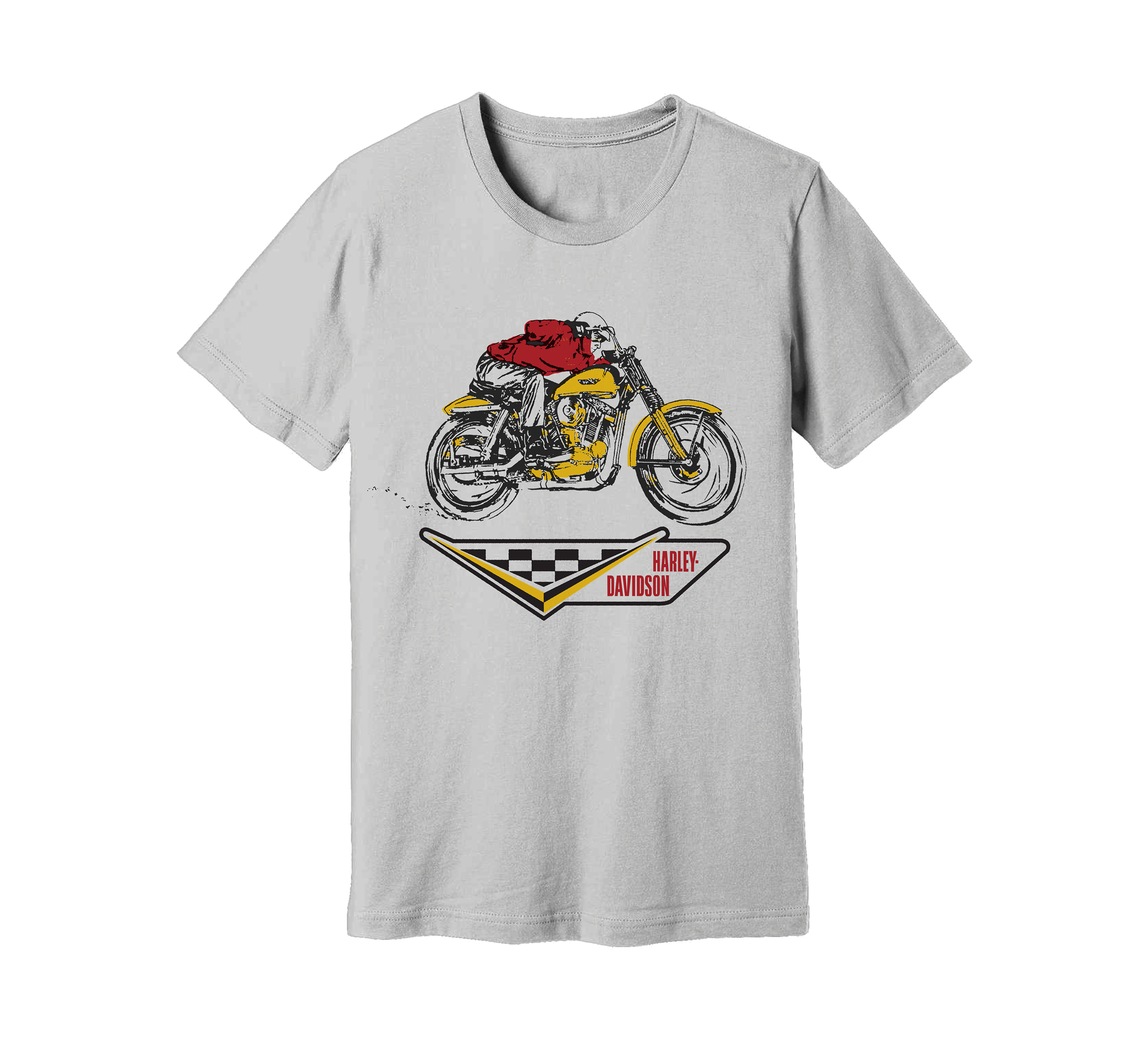 Retro Motorcycle Men's T-shirt Vintage Style Graphic Tee