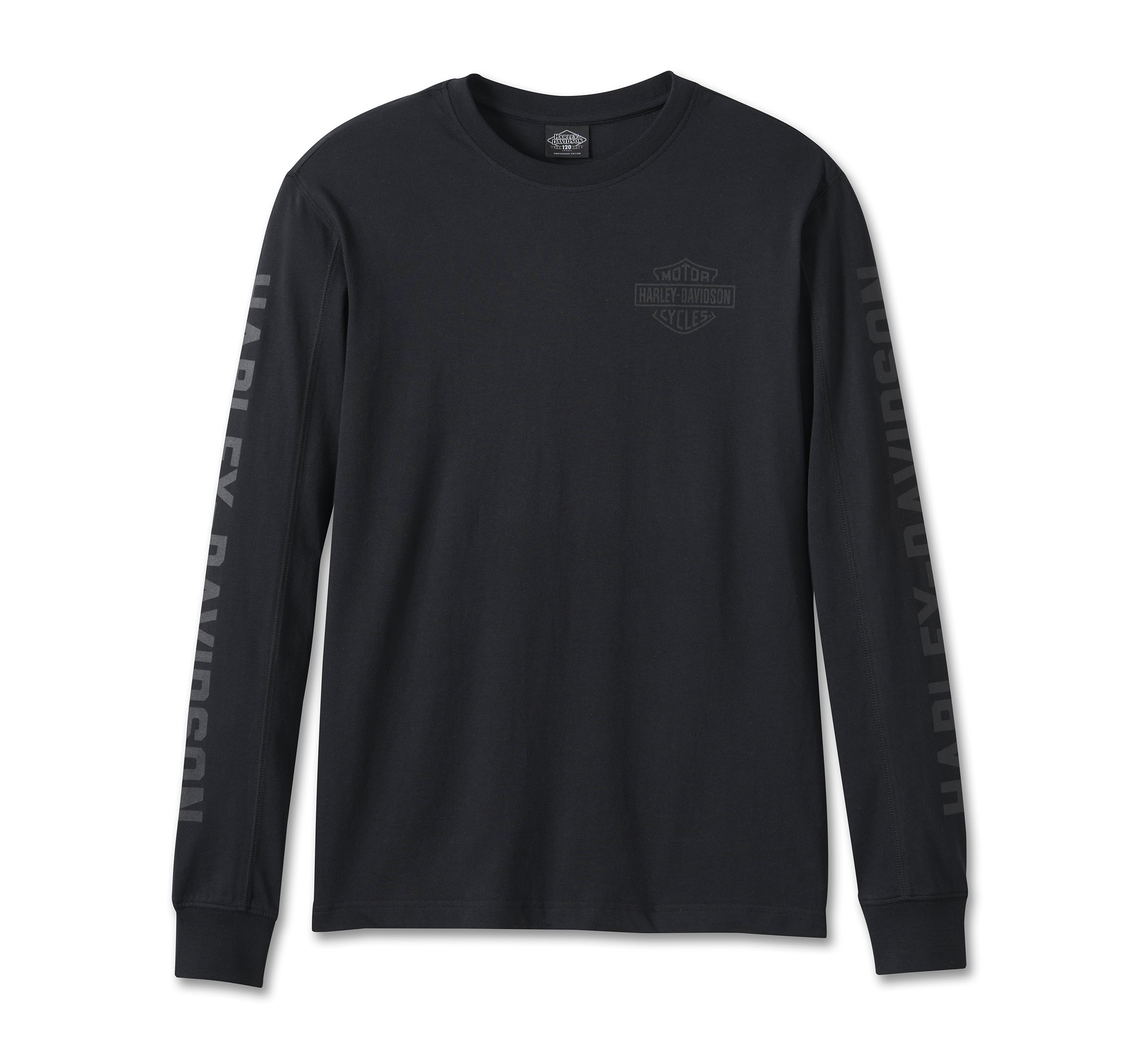 black long sleeve harley davidson shirt