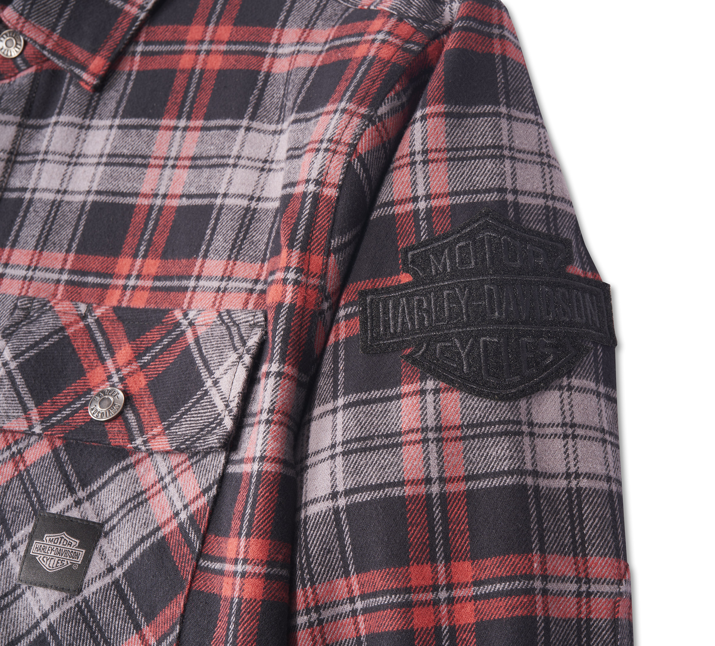 Men's Nomad Shirt Jacket - Russet Brown Plaid | Harley-Davidson USA