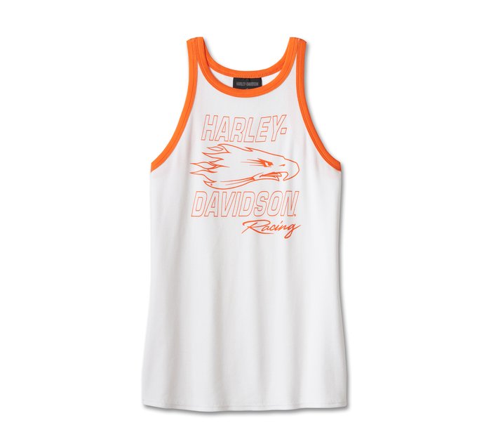 Buy White Ribbed Racer Tank Vest Sleeveless Top from Next USA