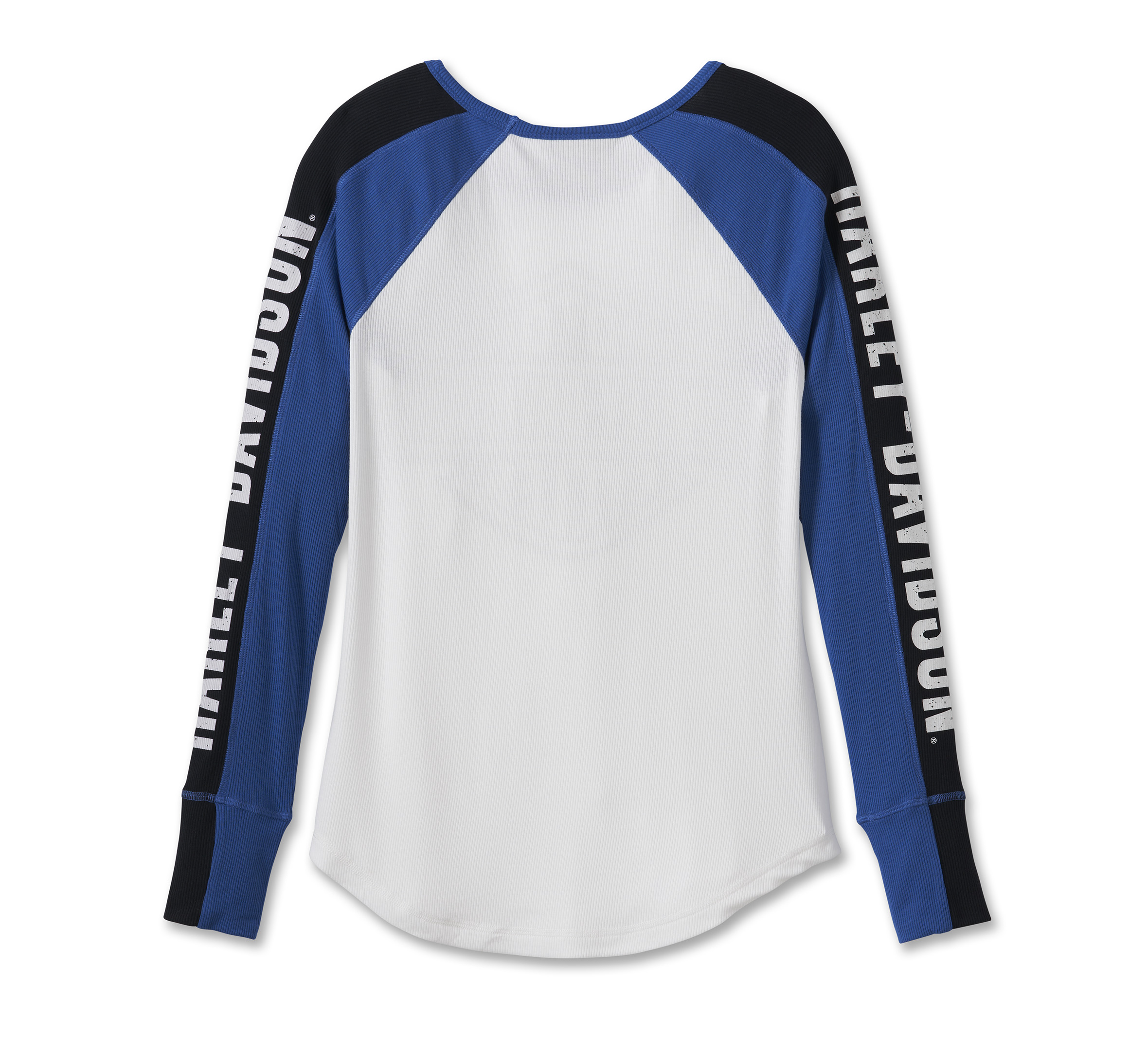 Women's Bar & Shield Raglan Long Sleeve Tee - Colorblocked