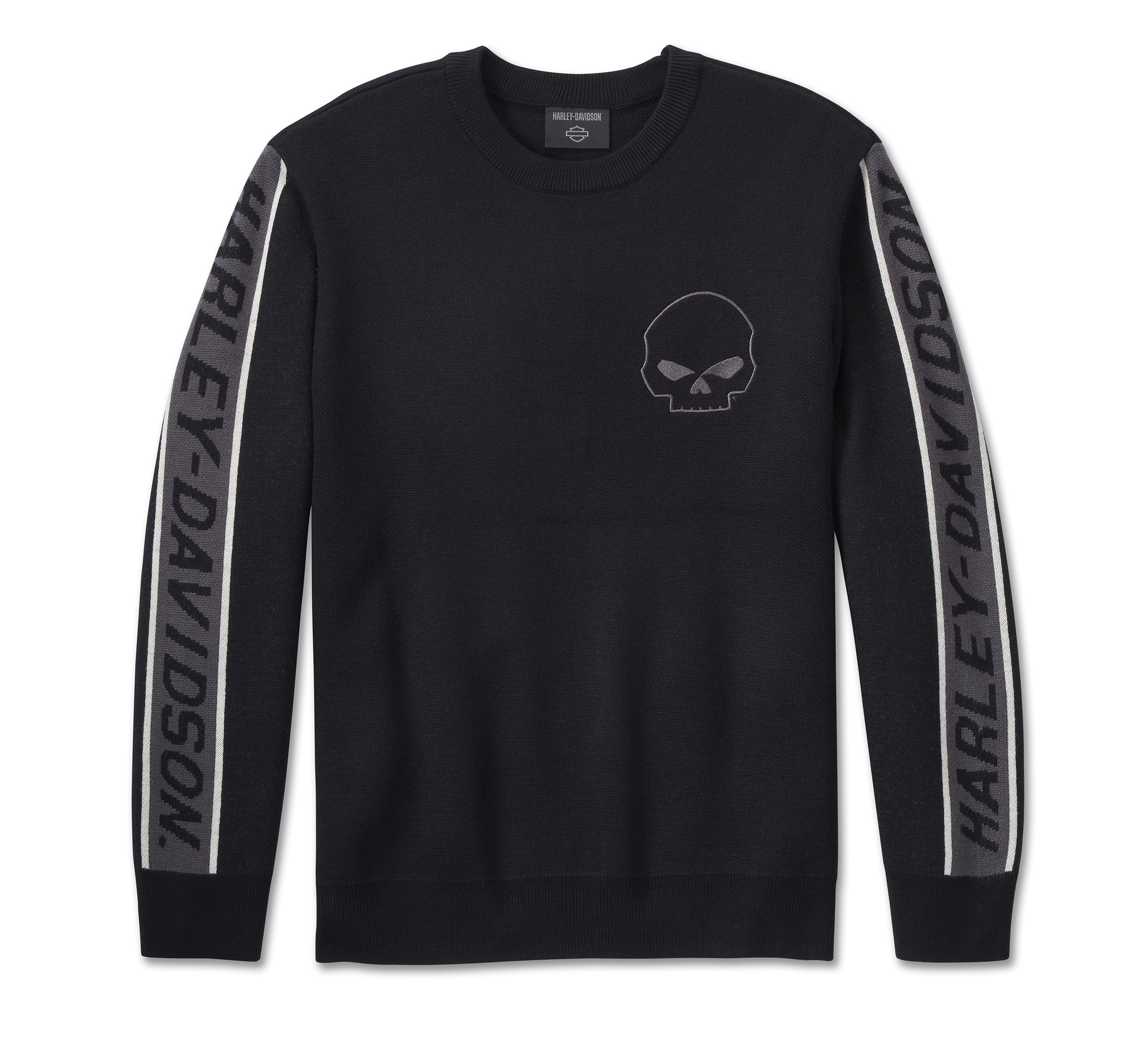 Men's Willie G Skull Viper Sweater - Black Beauty | Harley-Davidson CA