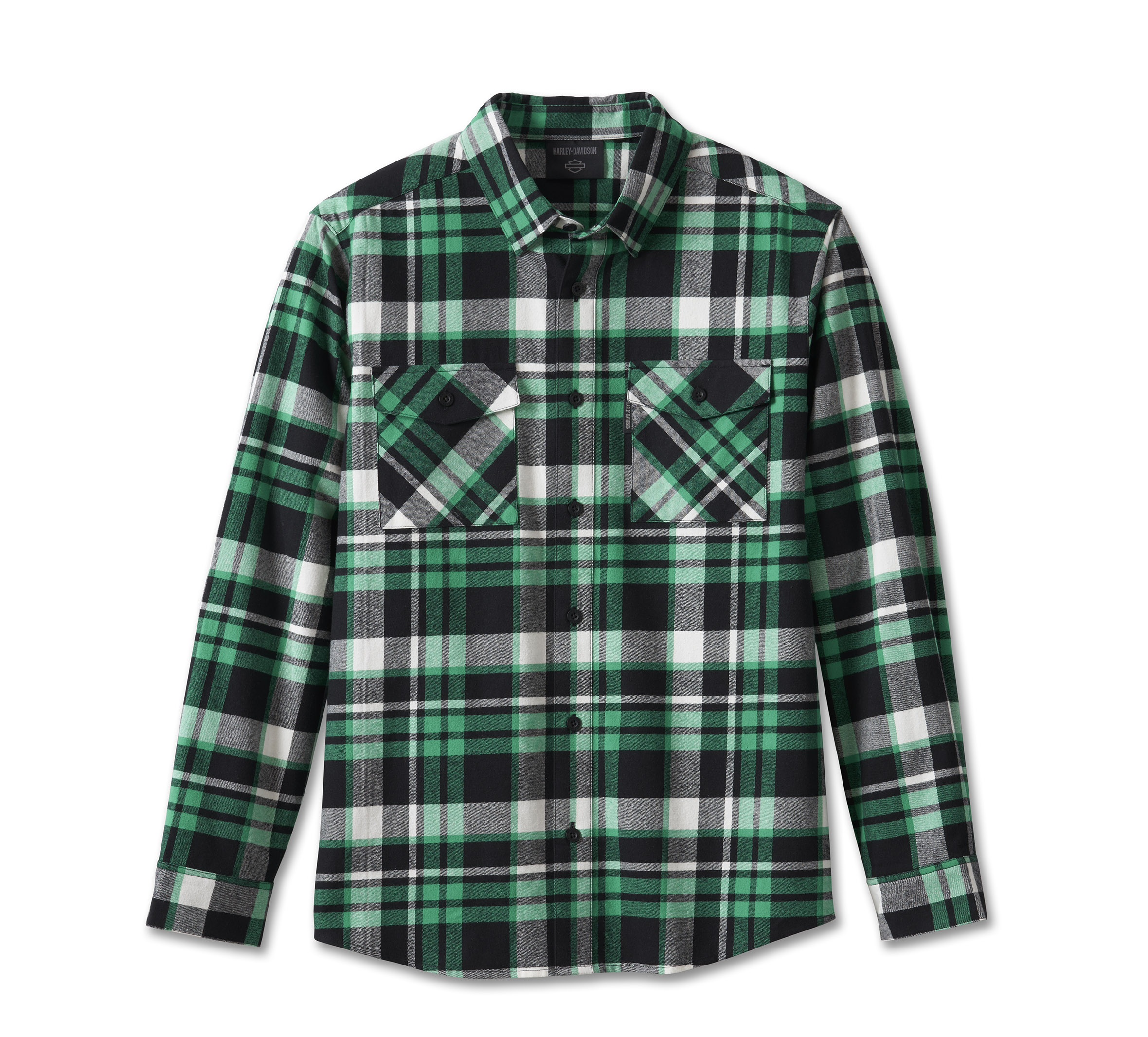 Men's Essence Shirt - Green Plaid | Harley-Davidson USA