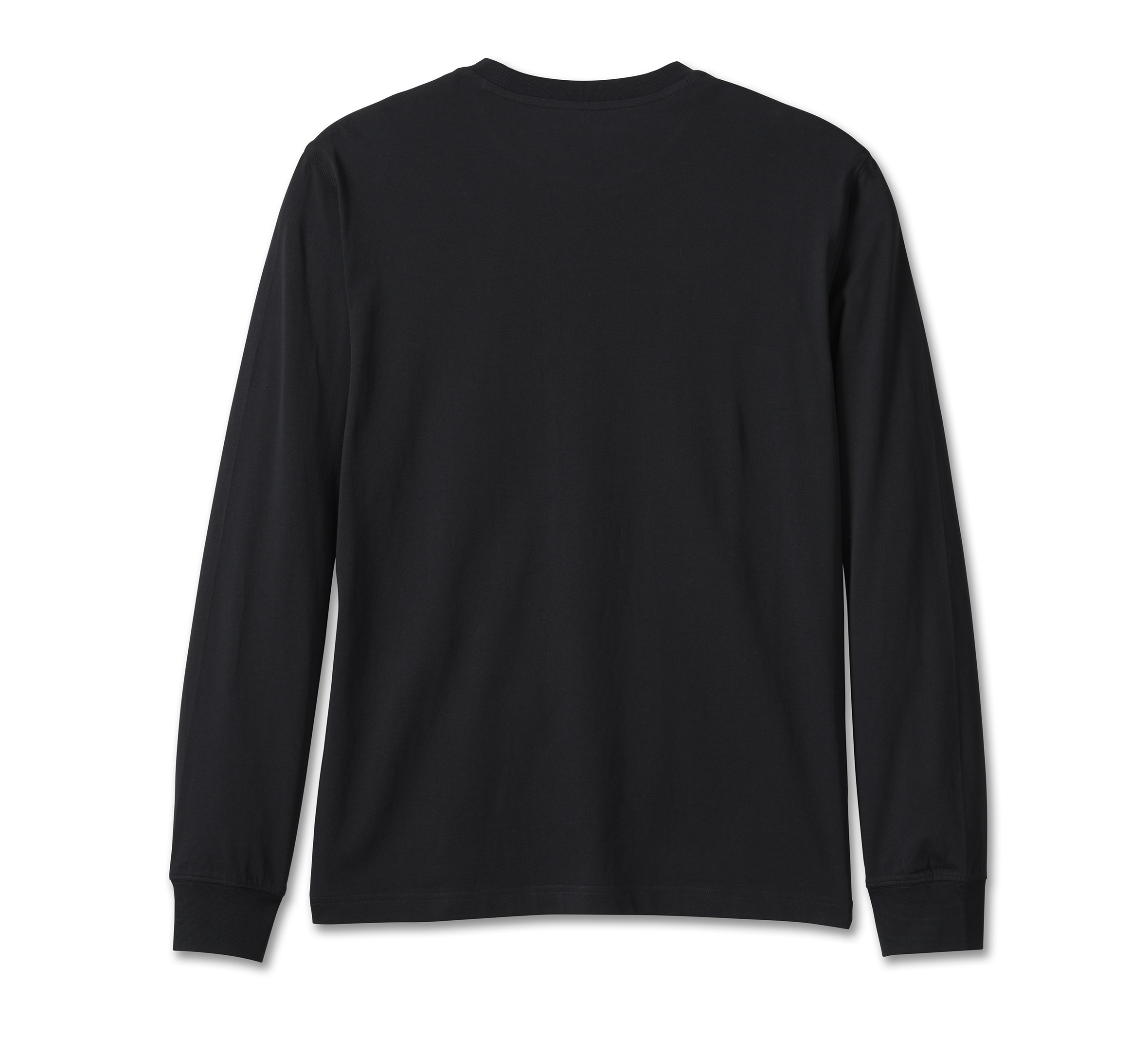 Letter Print Black Long-sleeve Crewneck Sweatshirts for Dad and Me