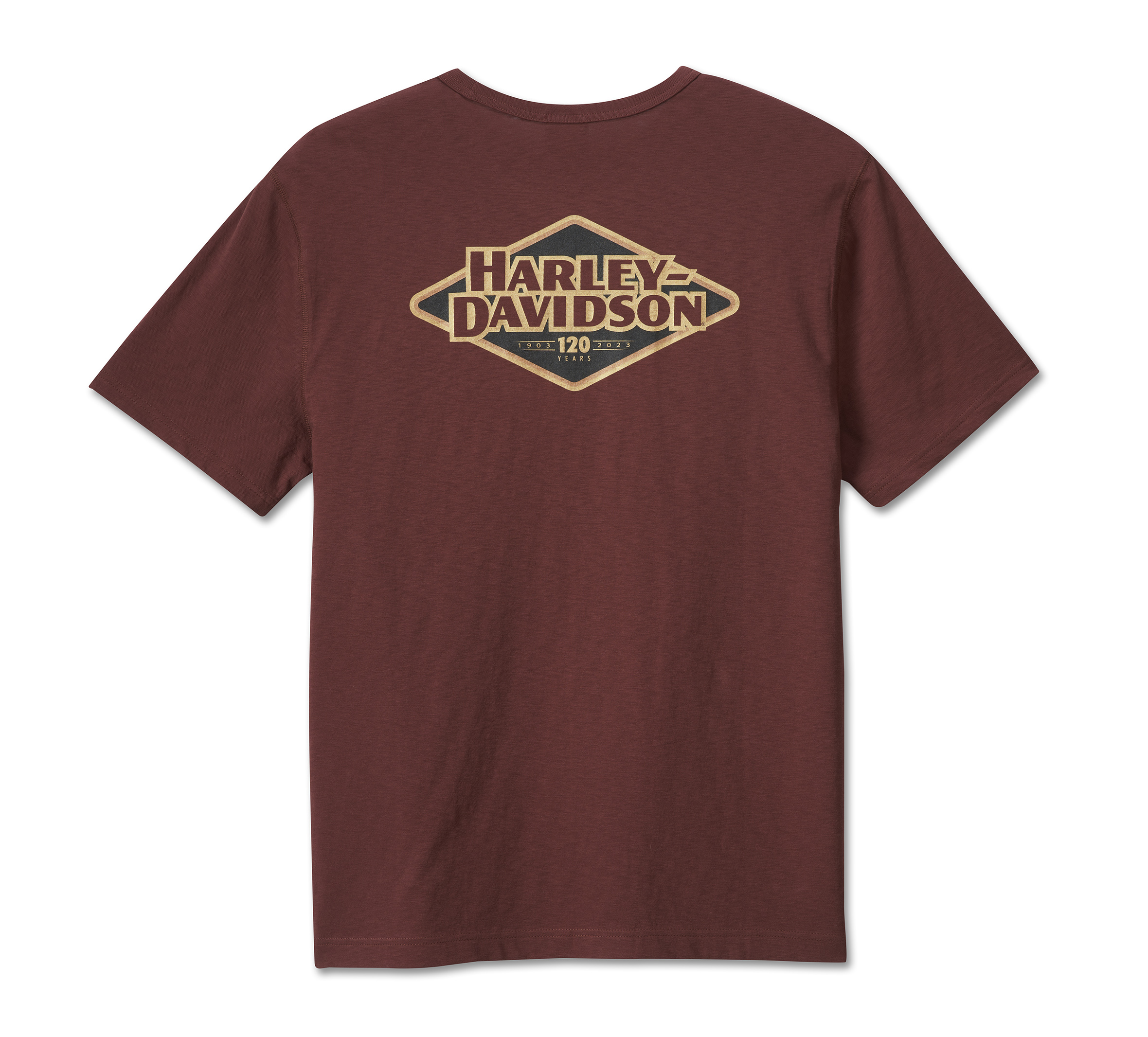 Men's 120th Anniversary Pocket Tee - Rum Raisin | Harley-Davidson USA