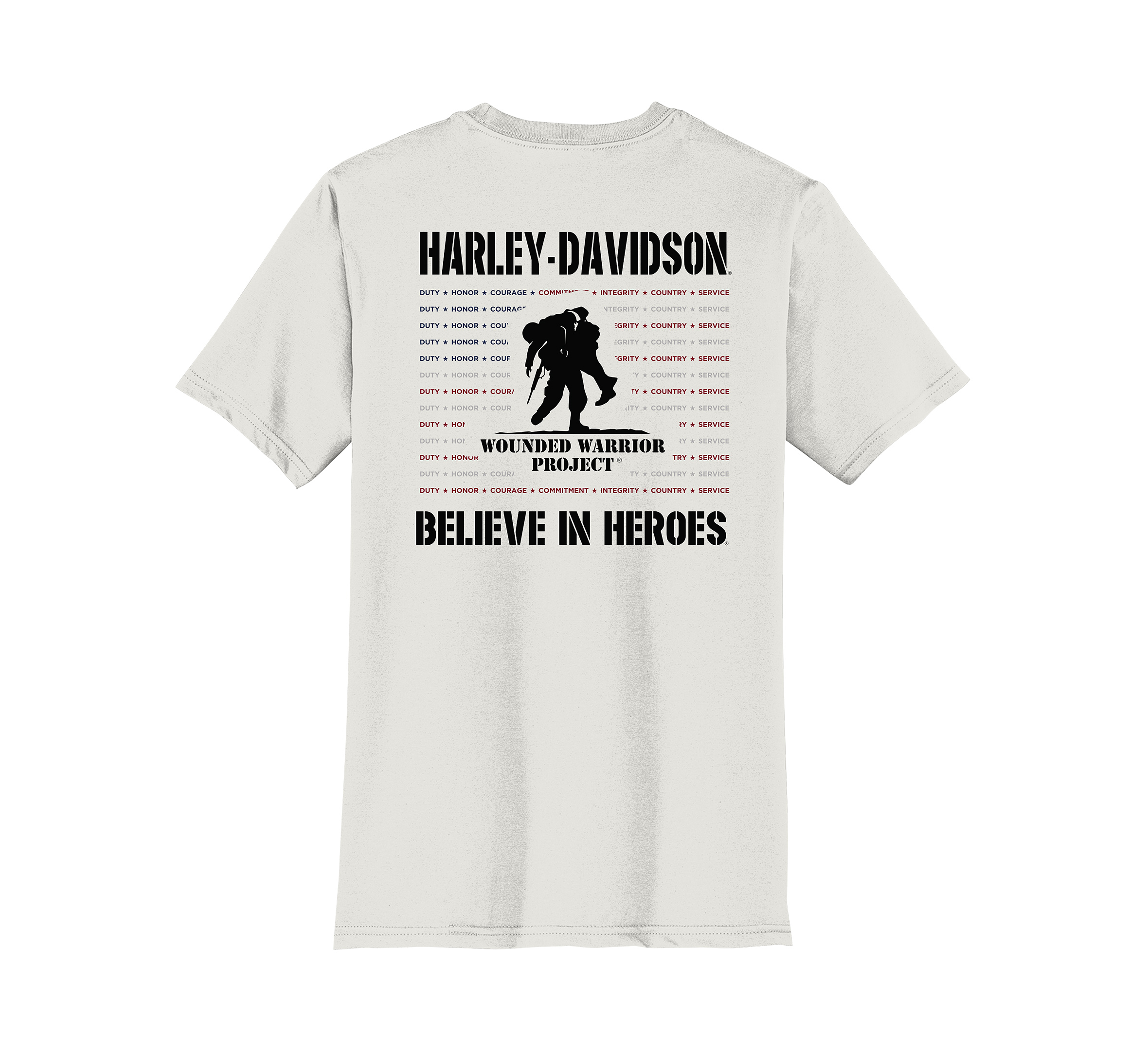 Wounded warrior believe in 2024 heroes shirt